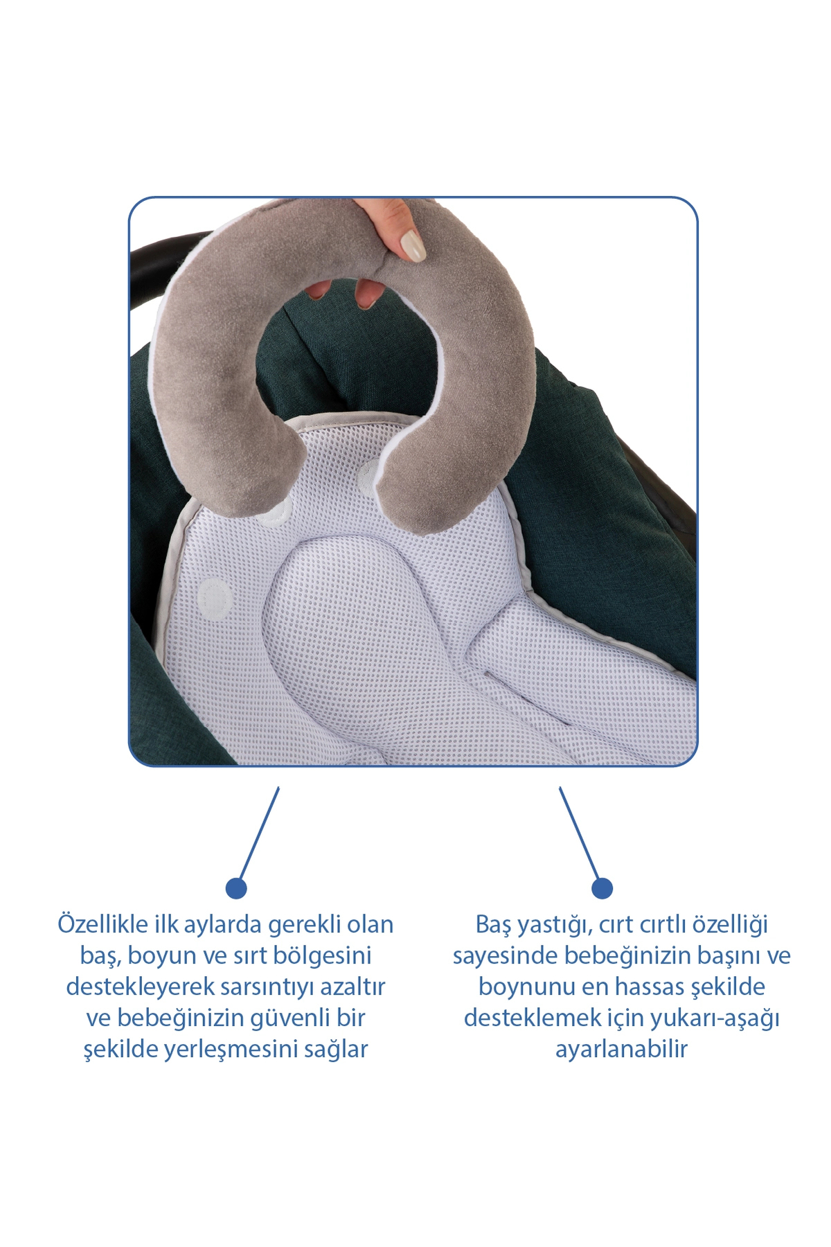 Babyjem Nefes Alabilen Kumaş Air Ana Kucağı Pedi fotoğrafı 4 (önizleme)