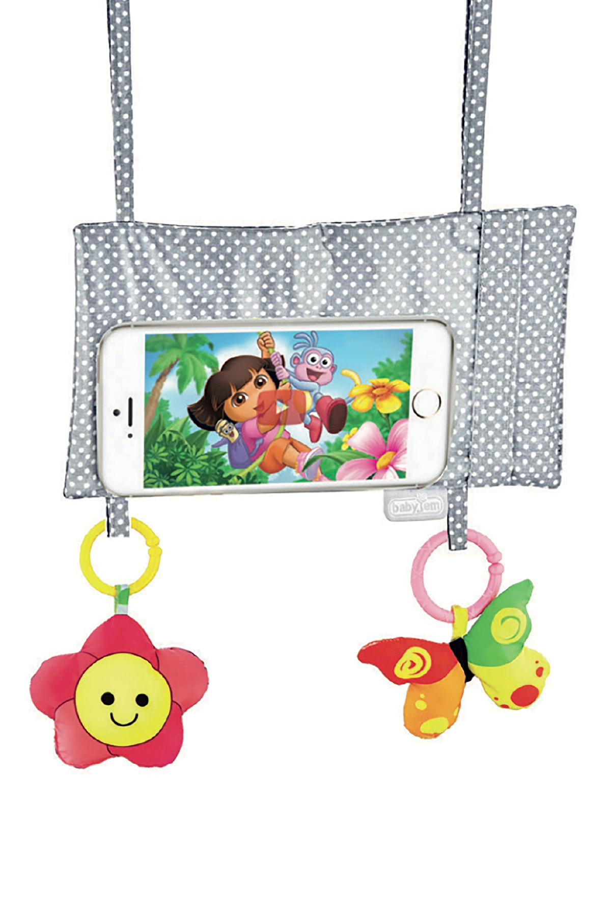 Babyjem 499 Araç Içi Telefon Askılığı Gri Puanlı fotoğrafı 2 (önizleme)