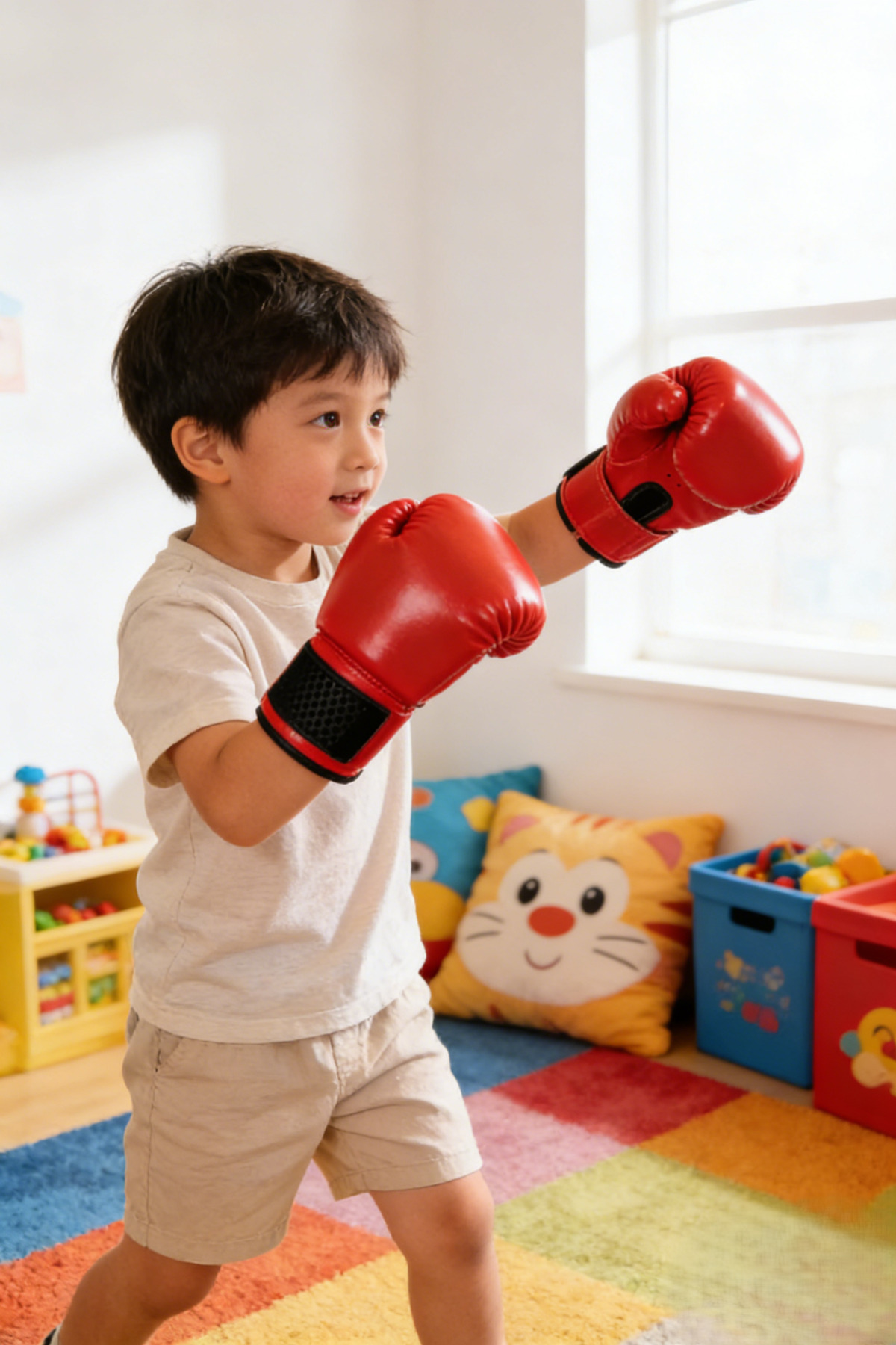 قفازات ملاكمة للأطفال من 3-9 سنوات. قفازات ملاكمة...