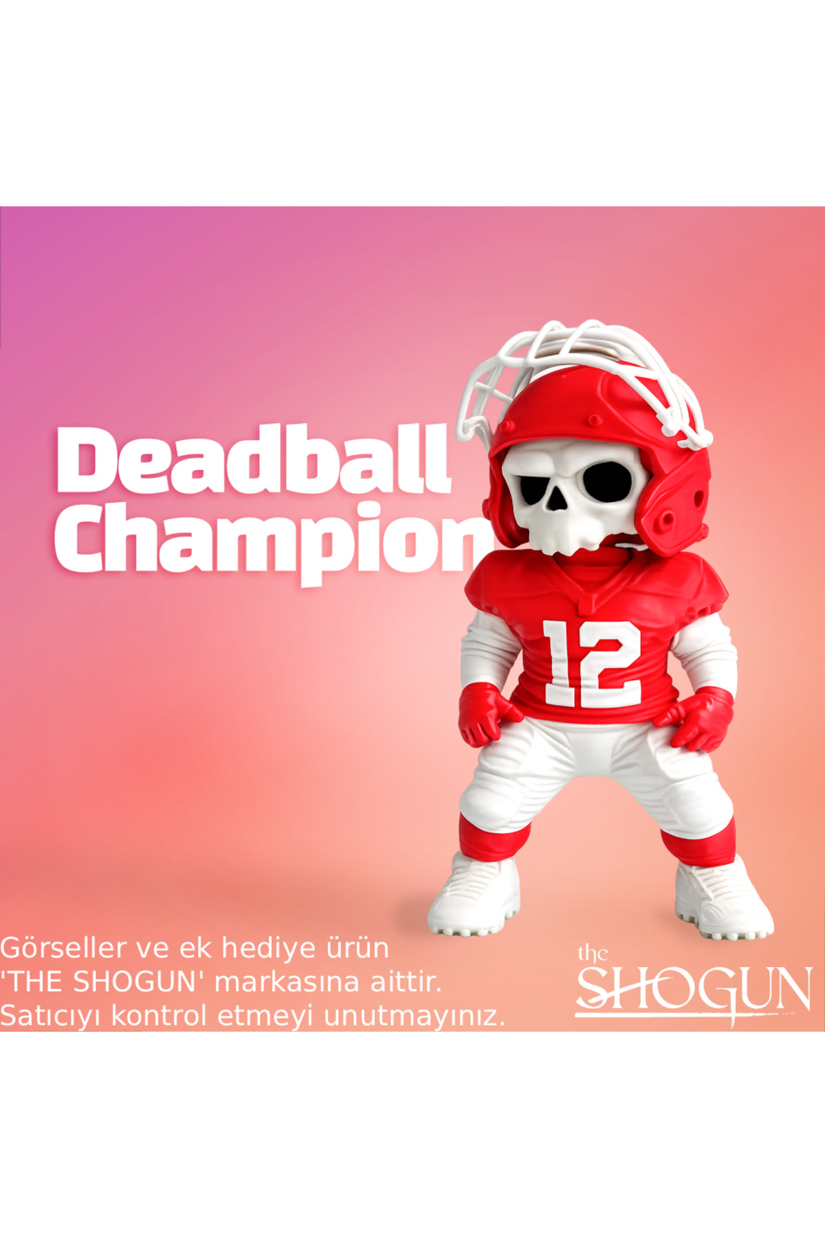 The Shogun Kuru Kafa Deadball Champion Kırmızı | Özel Seri