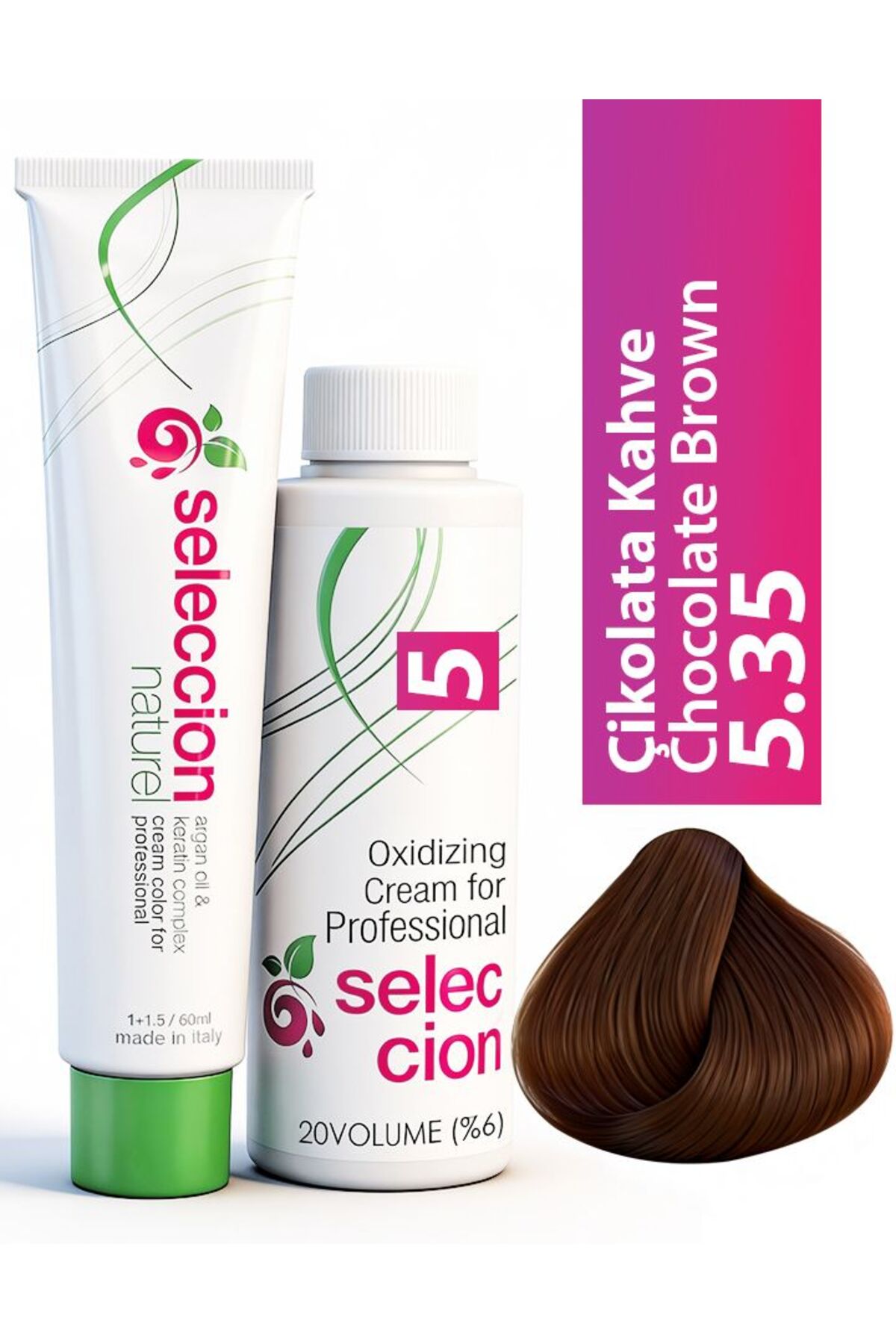 Seleccion Naturel Color 60 ml 5.35 Çikolata Kahve - Fiyatı, Yorumları
