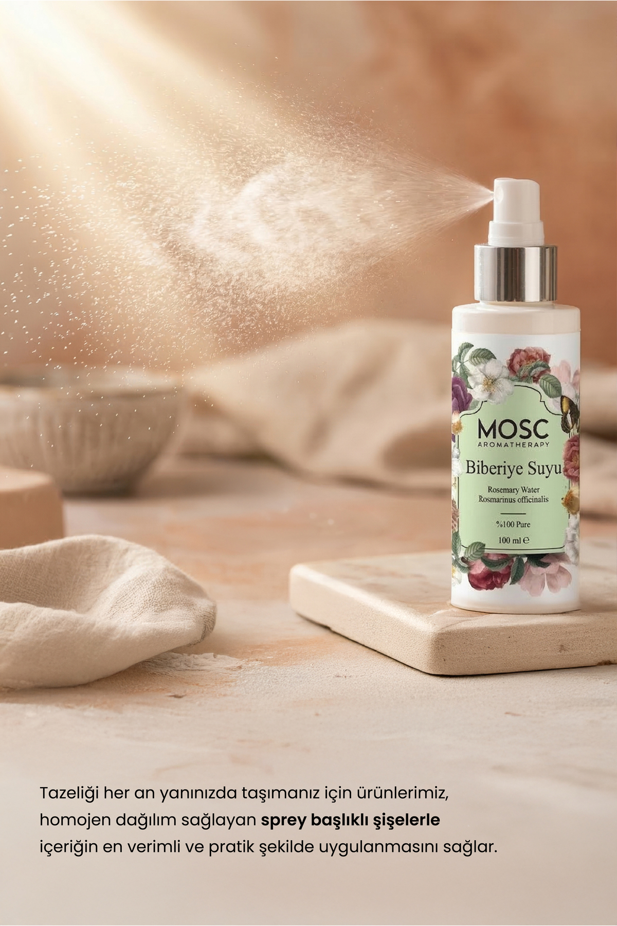 Biberiye Suyu 100 ml %100 Saf (Rosemary Water) — Mosc122 — تصویر 4 از 4