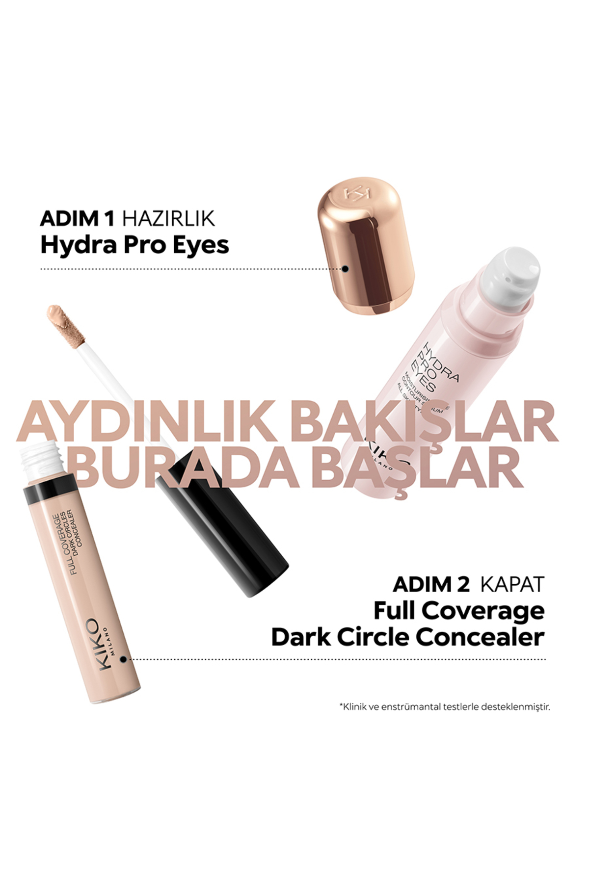 Concealer - Full Coverage Dark Circles Concealer - 22 - Dark Cocoa — قهوه‌ای KM000000717022B — تصویر 4 از 7