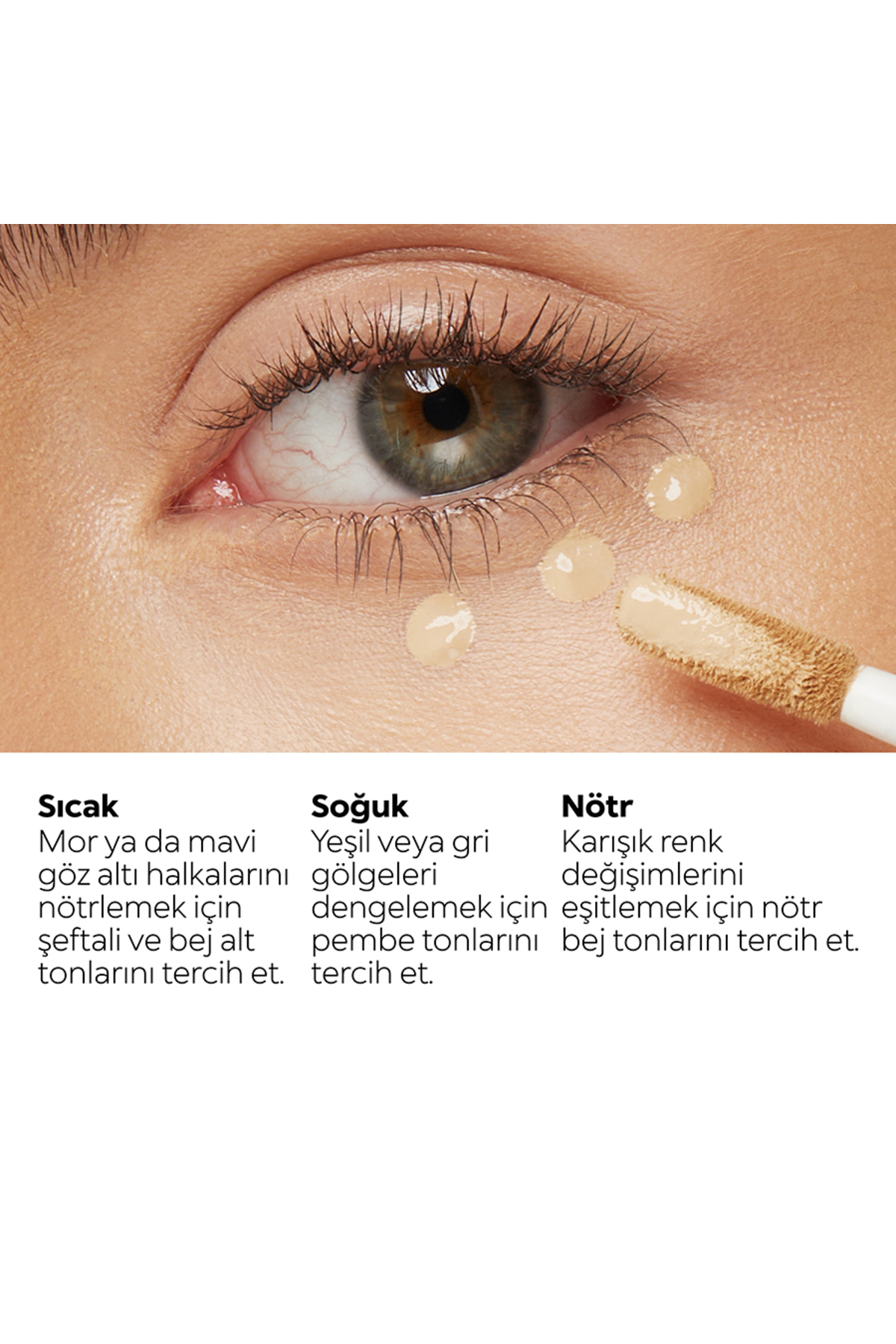 Concealer - Full Coverage Dark Circles Concealer - 22 - Dark Cocoa — قهوه‌ای KM000000717022B — تصویر 7 از 7