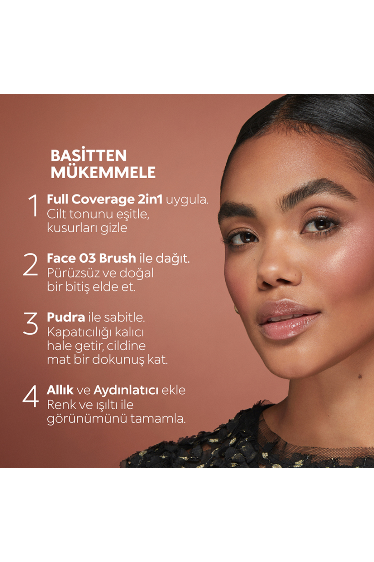 Kiko Fondöten & Kapatıcı-Full Coverage 2-in-1 Foundation & Concealer-10 Neutral -Mat Saten Bitişli