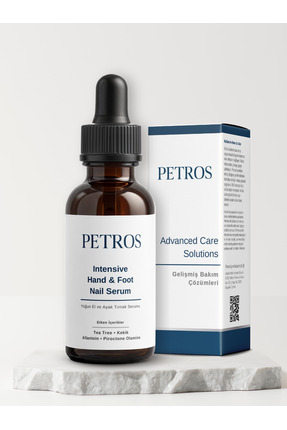 PETROS Yoğun Tırnak Bakım Serumu | Kalınlaşmış ve Sararmış Tırnaklar İçin Pro...