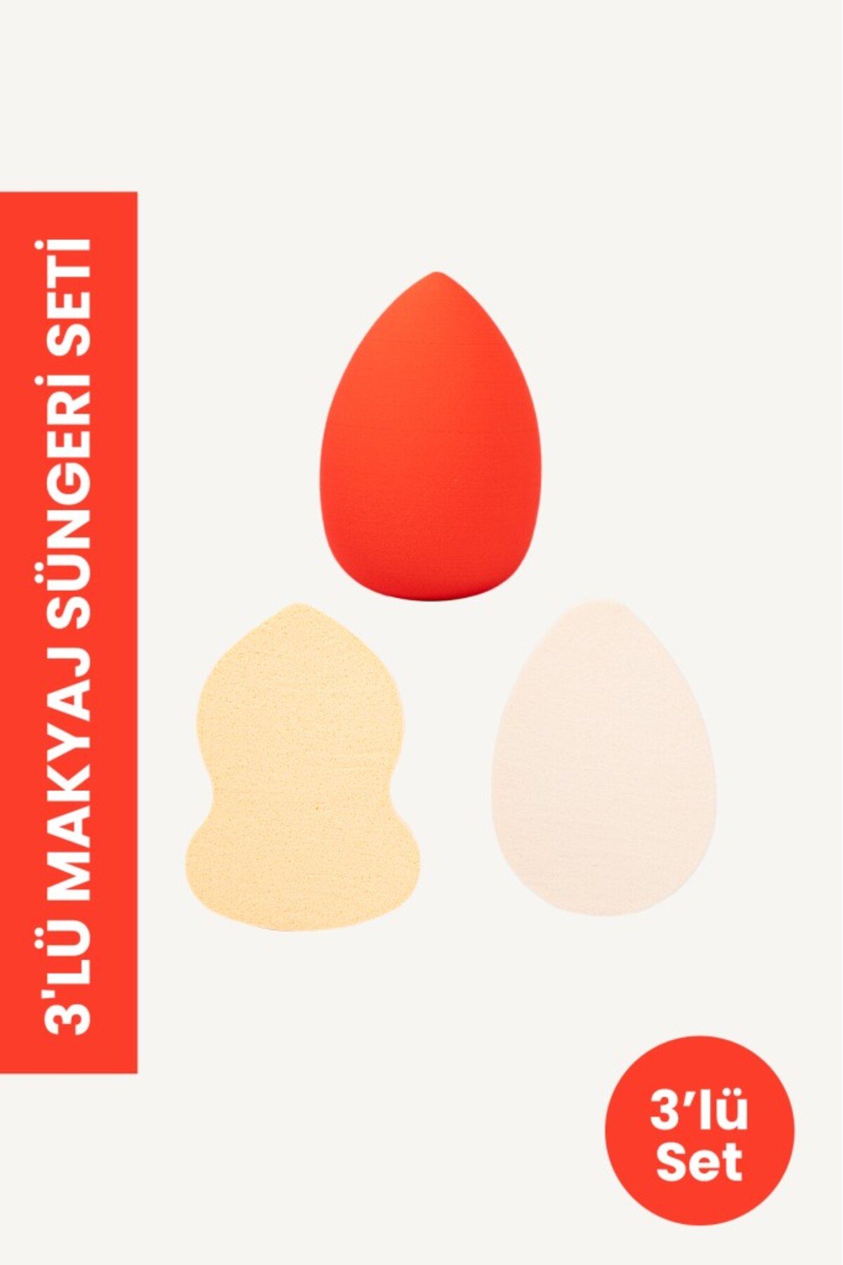 POP Beauty 0 ست اسفنج آرایش نارنجی TYC00535032520 — نارنجی