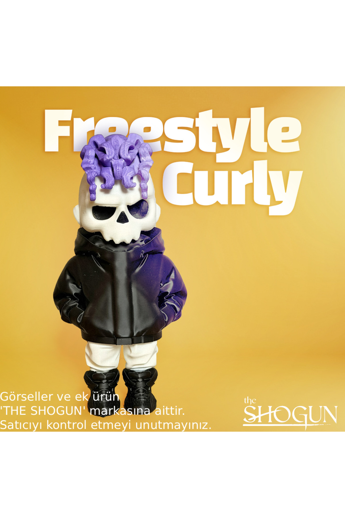 The Shogun Kuru Kafa Freestyle Curly Özel Seri Mor | Özel Seri