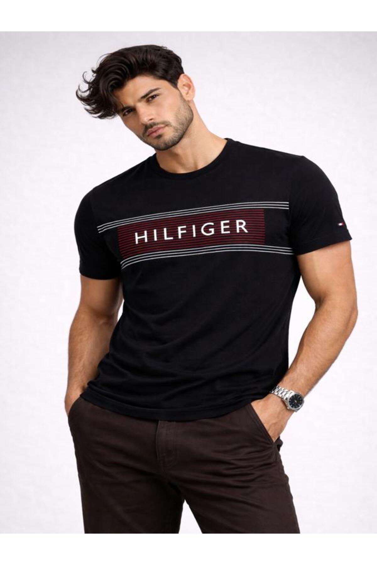 Tommy Hilfiger Men's Chest Brand Love Regular Fit T-Shirt