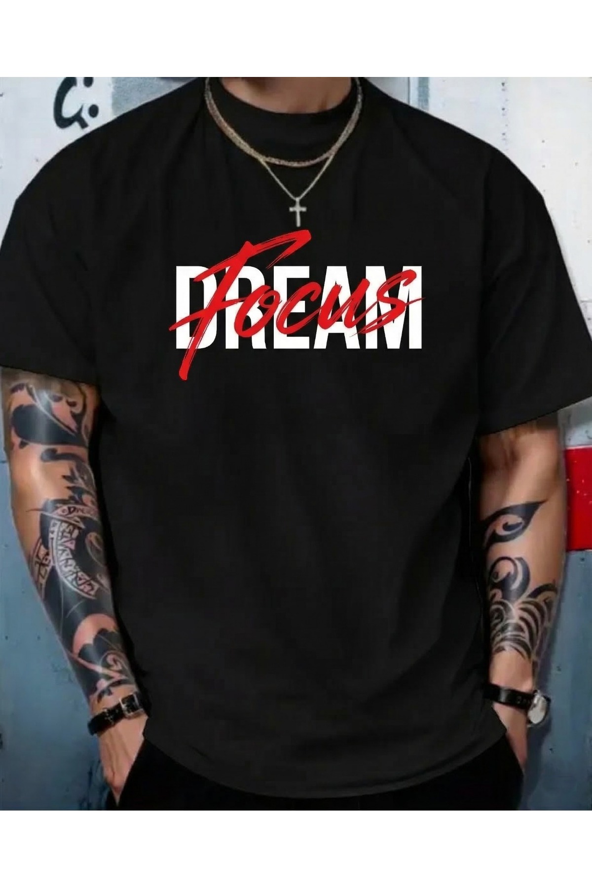 SPECIAL DESIGN PRINTED OVERSIZE T SHORT