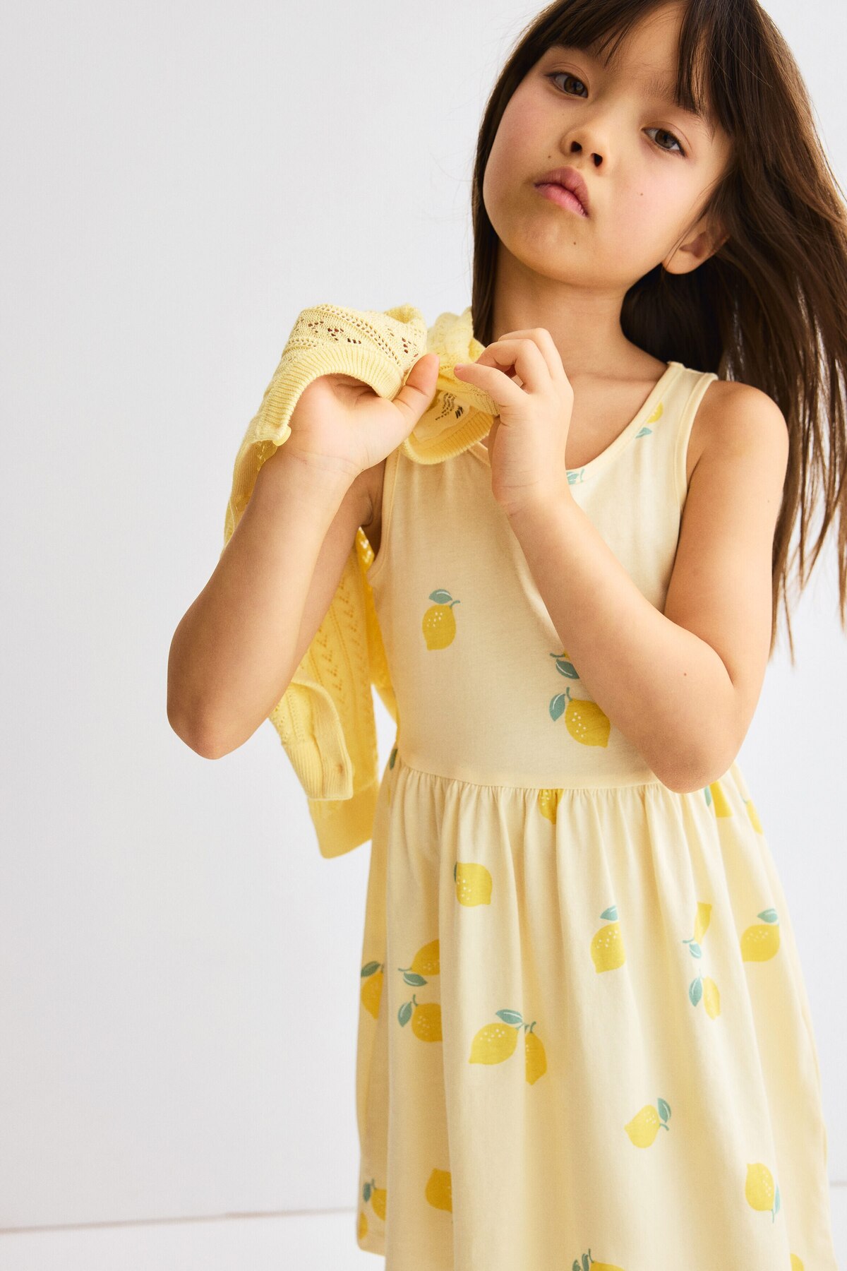 H&M Desenli ve Pamuklu Elbise fotoğrafı 3 (önizleme)