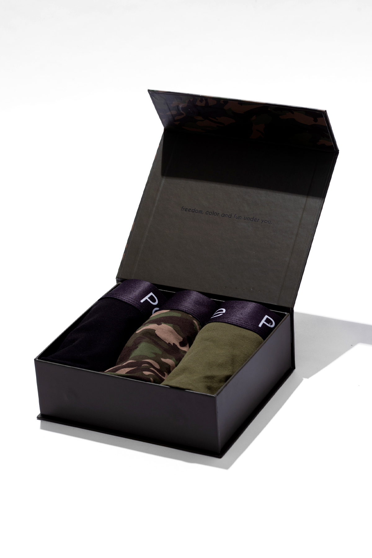 Paul Kenzie Erkek 3'lü Boxer - Camo görsel 2
