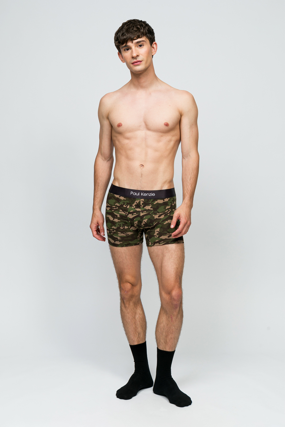 Paul Kenzie Erkek 3'lü Boxer - Camo görsel 3