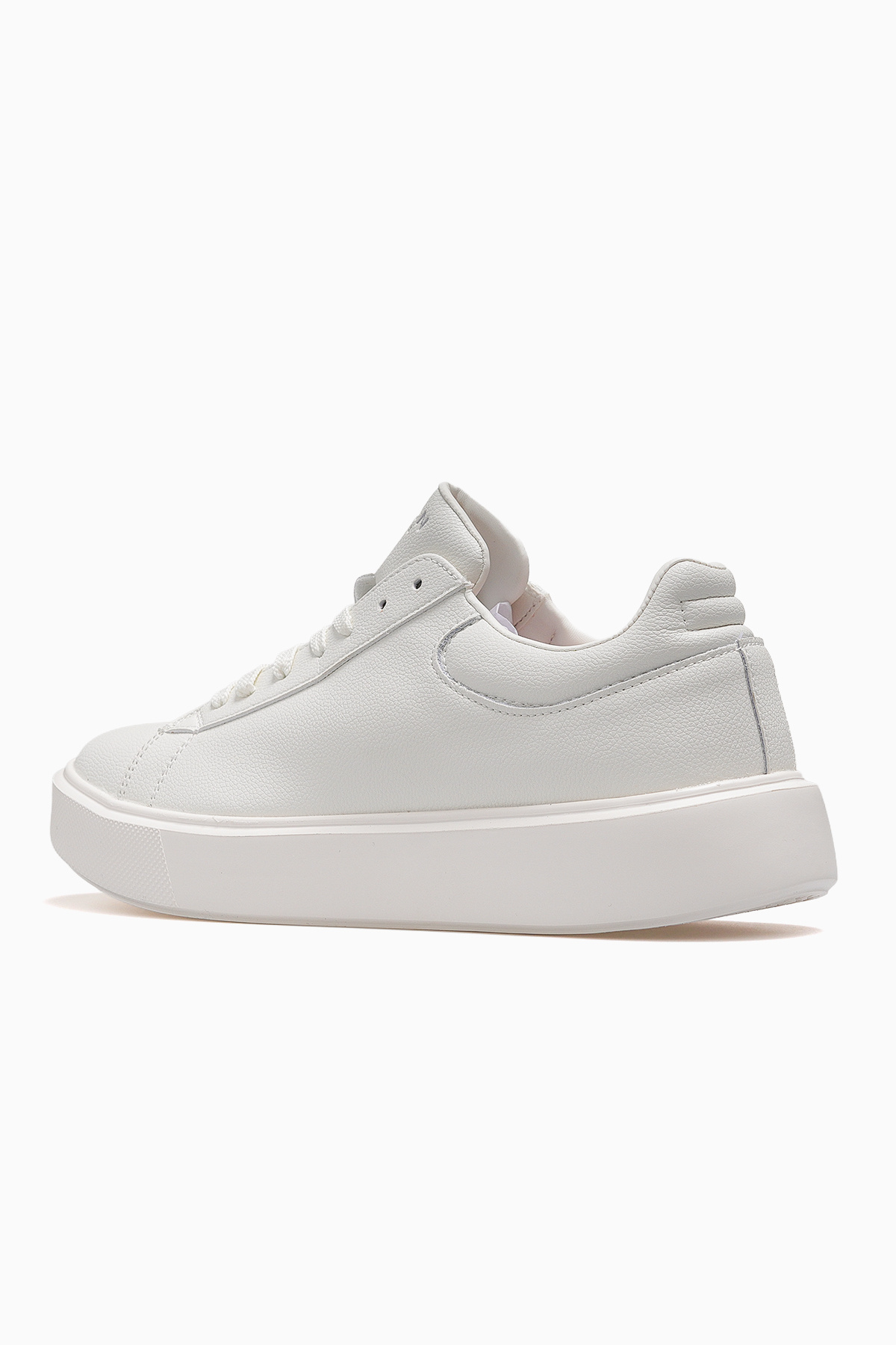 Lufian Erkek Beyaz Hakiki Deri Sneaker, Zamansız Şıklık ve Premium Konfor görsel 5