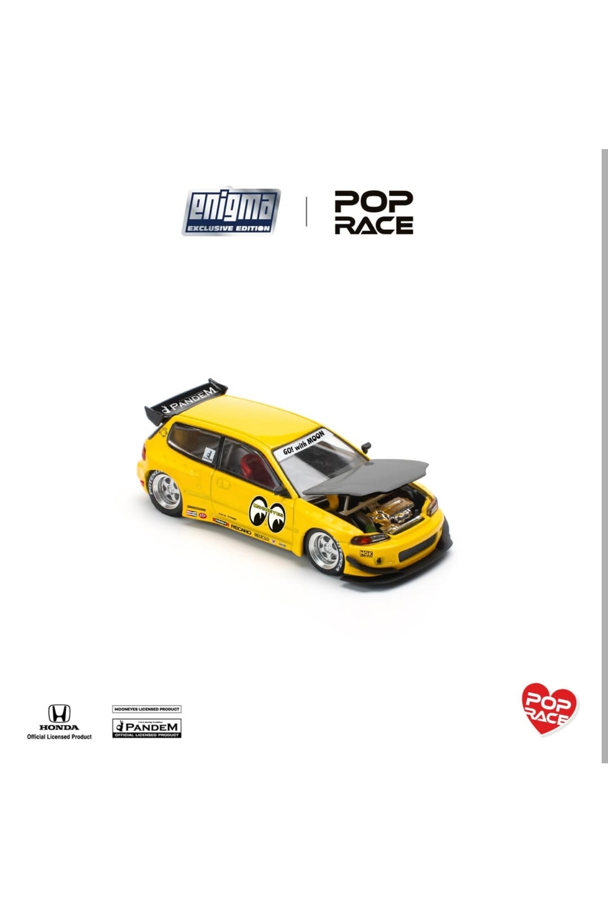 pop race 1 Pop Race Enigma Exclusive Mooneyes Pandem Civic EG6 V1