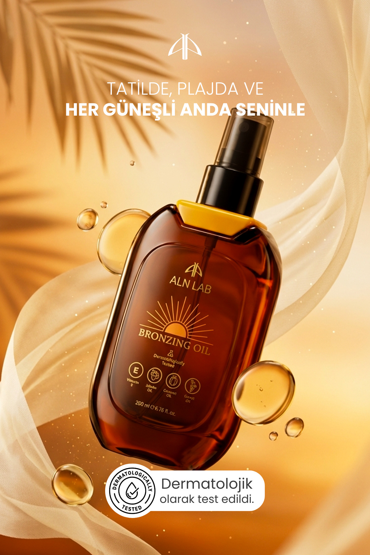Bronzing Oil Jojoba Yağı ve Vitamin E İçerikli Besleyici Bronzlaştırıcı Yağ 200 ml — 8685119260174 — تصویر 2 از 5