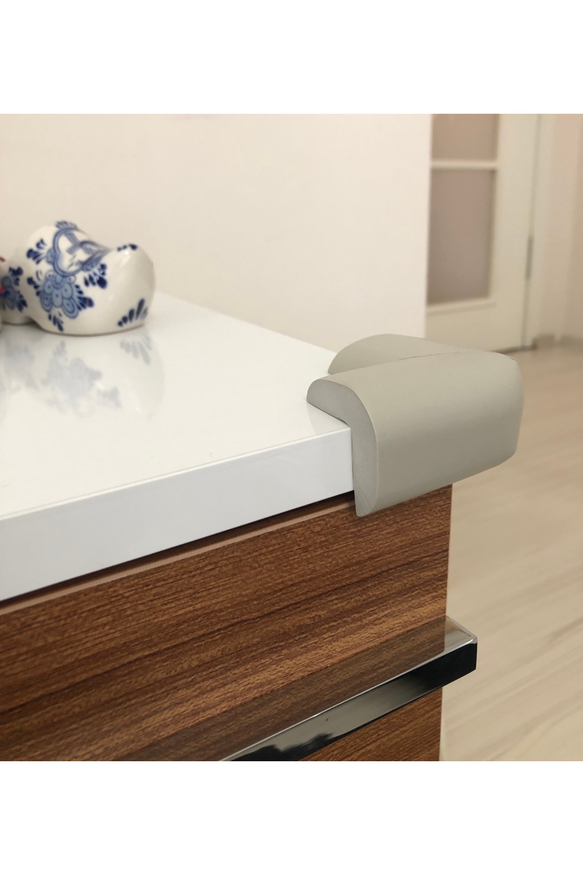 Evokids Ekstra Kalın Kenar Koruyucu Seti 6 Metre + 4 Adet Köşe Koruyucu | Bebek Çocuk Güvenlik Seti fotoğrafı 6 (önizleme)