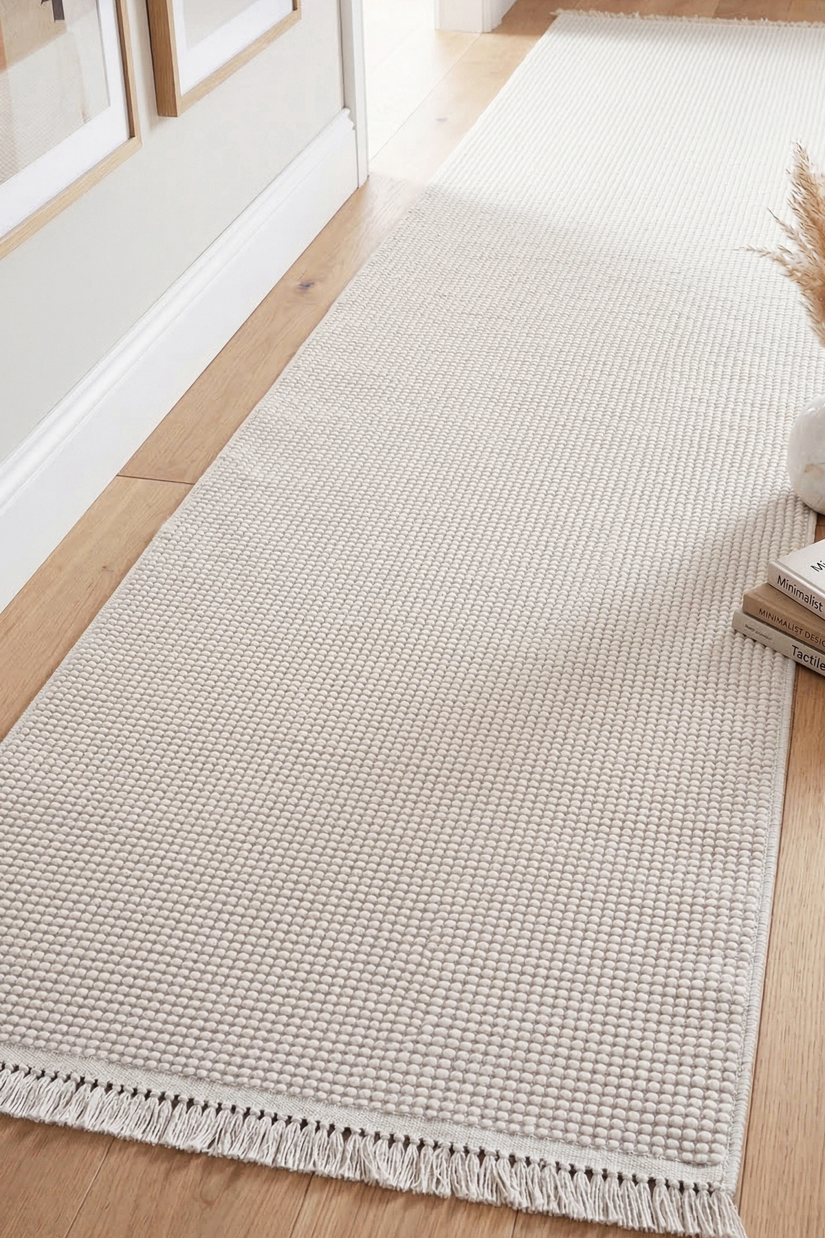 Natural Curl Carpet Soft Knitting Runner Loop Curled Woven Living Room Carpet Living Room Kitchen Carpet