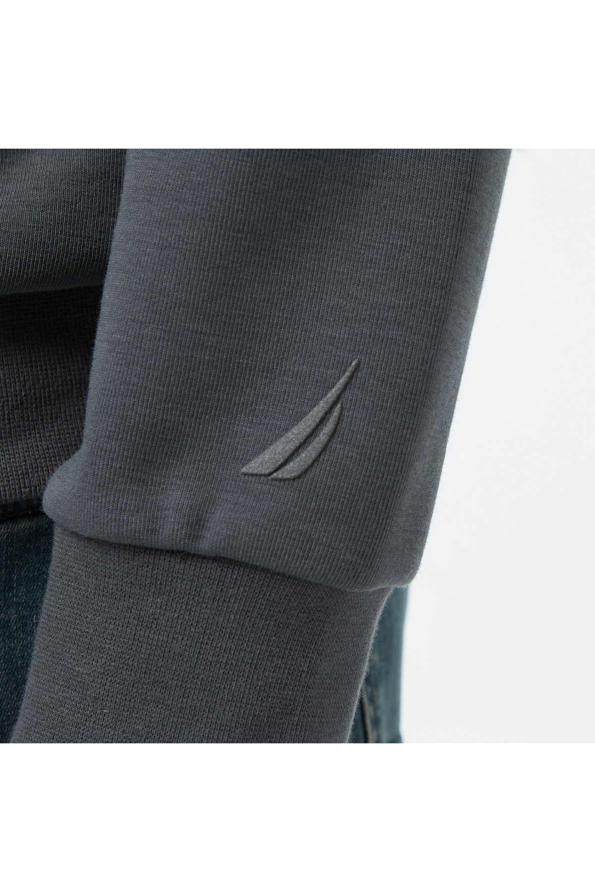 Nautica Erkek Gri Classic Fit Sweatshirt görsel 5