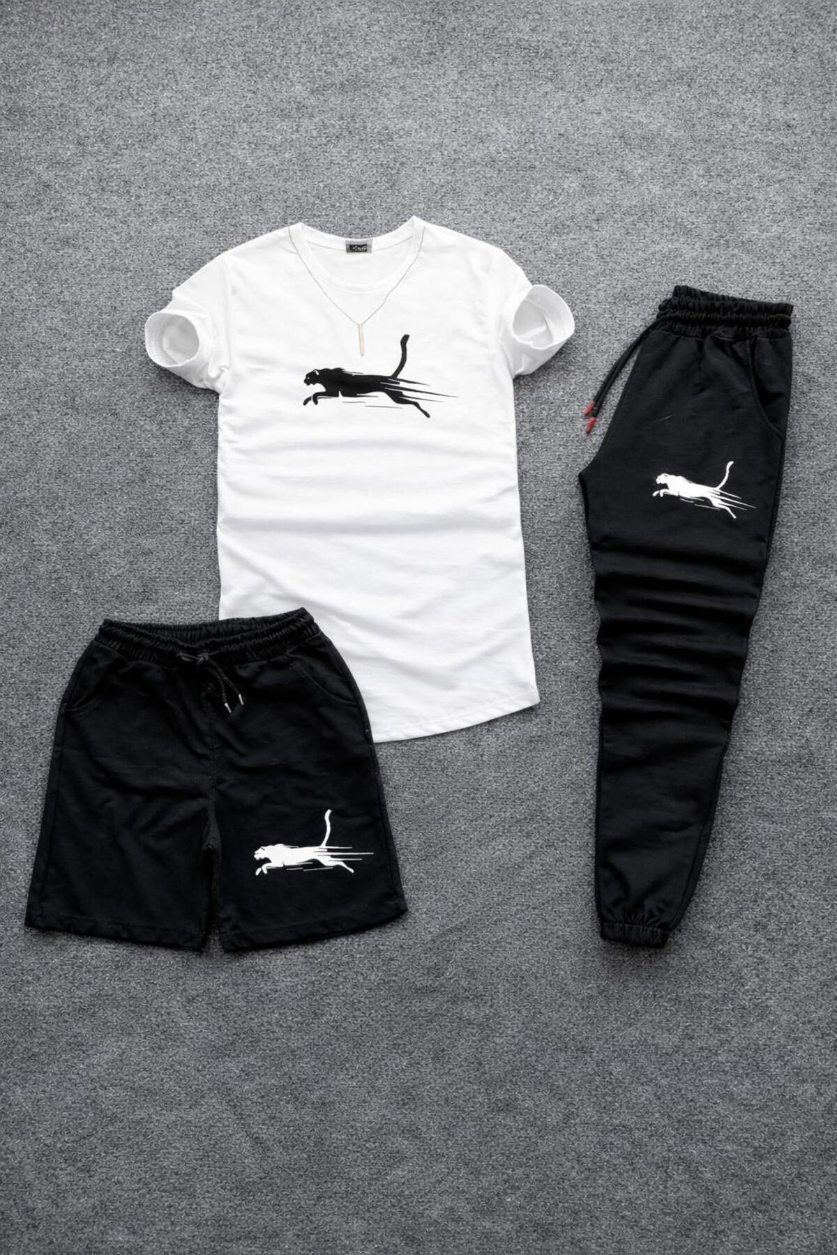 zeag UNISEX ΣΕΤ 3 ΤΕΜΑΧΙΩΝ ΜΕ ΣΧΕΔΙΟ ΛΕΟΠΑΡ