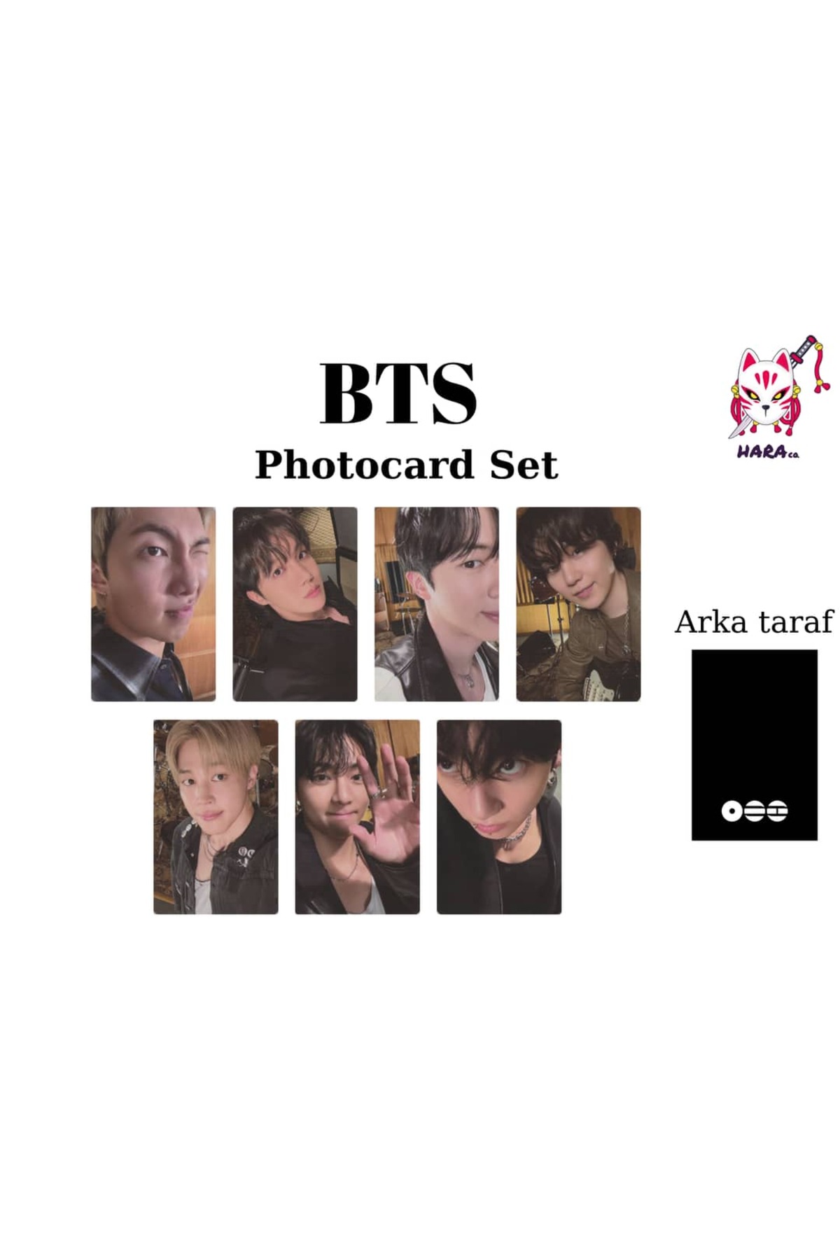 Hara Company BTS Arirang Albüm Photocard SETİ ( 7'li ) Fanmade v11