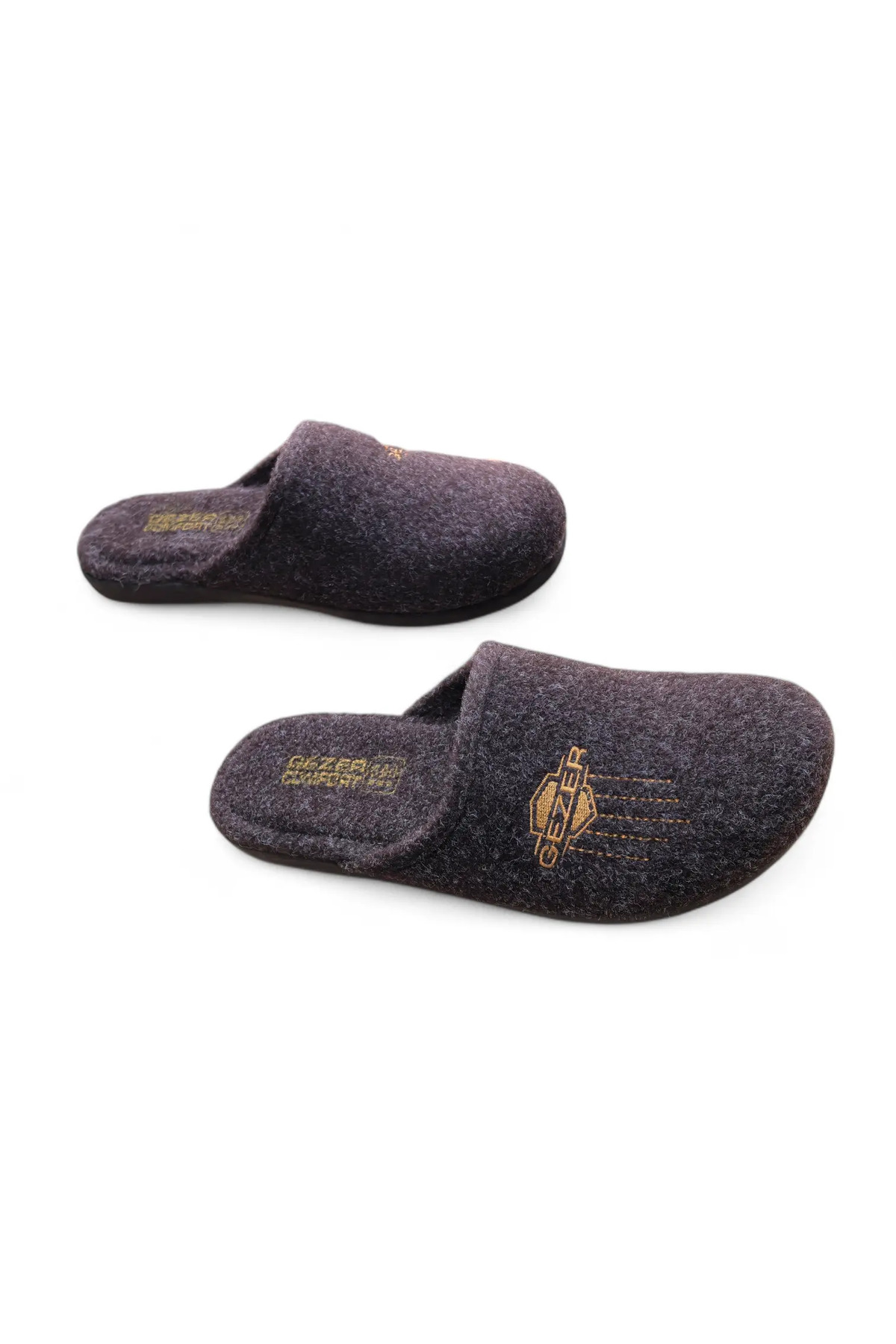 GEZER ÇIKARILABİLİR COMFORT TABAN YÜNLÜ KEÇE ÇEYİZLİK ERKEK TERLİK görsel 4