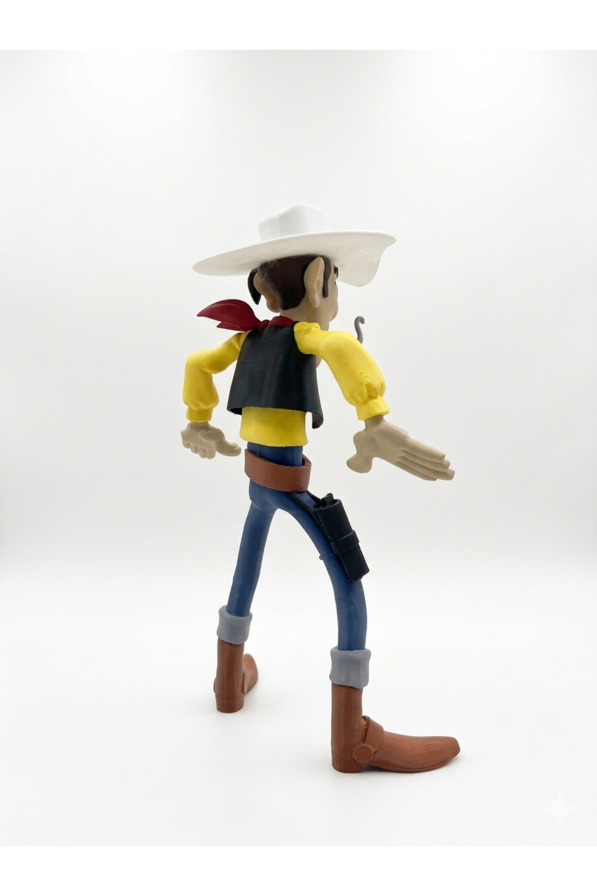 ÜNALTEKİN TASARIM Red Kit (Lucky Luke) Oyuncak-Karakter Figürü