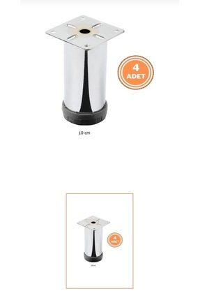 KANDEMİR METAK AYAK KROM KAPLAMA 51/10 CM