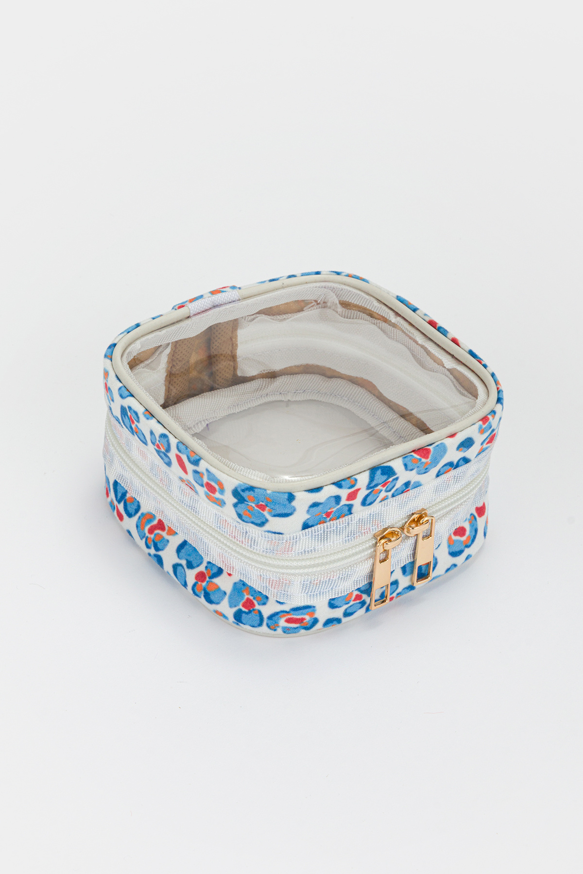 Mini Şeffaf Makyaj Çantası Kozmetik Organizer Seyahat Çantası — رنگارنگ MK06