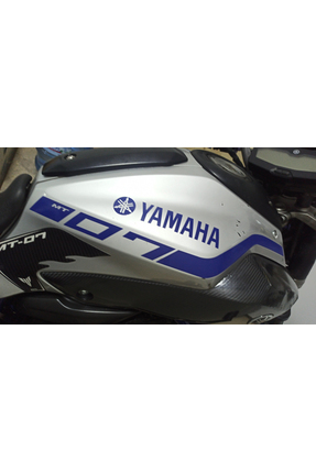 EMOTO REKLAM YAMAHA MT-07 MOTOR DEPO STICKER ŞERİT - LACİVERT