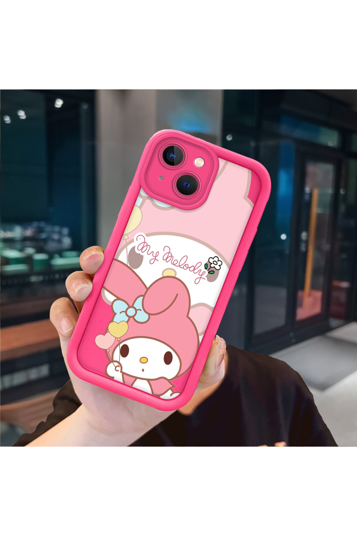 pink Red Silicone Case Shockproof Camera Protection for iPhone 13 Compatible