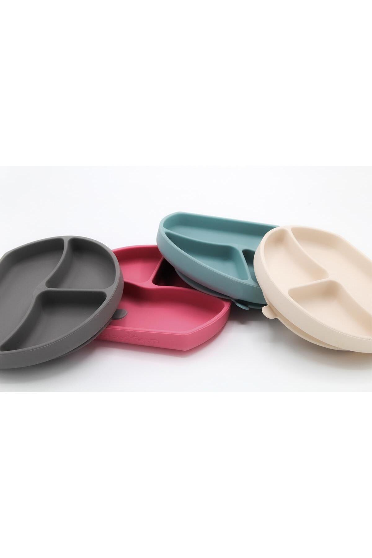 Babyjem Silikon Tabak - Ekru Standart fotoğrafı 3 (önizleme)