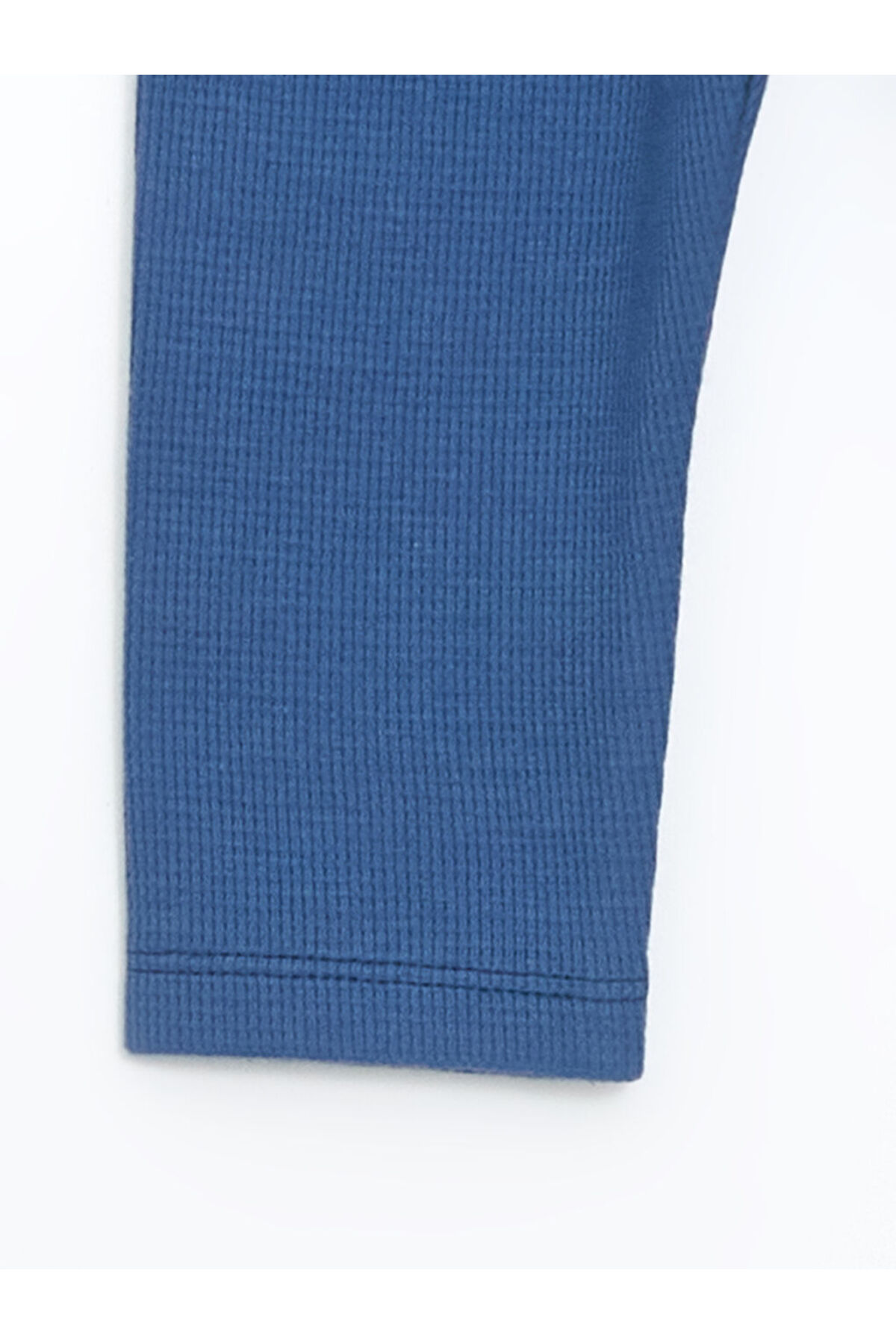 LC Waikiki Mavi Beli Lastikli Fitilli Erkek Bebek Tayt fotoğrafı 3 (önizleme)