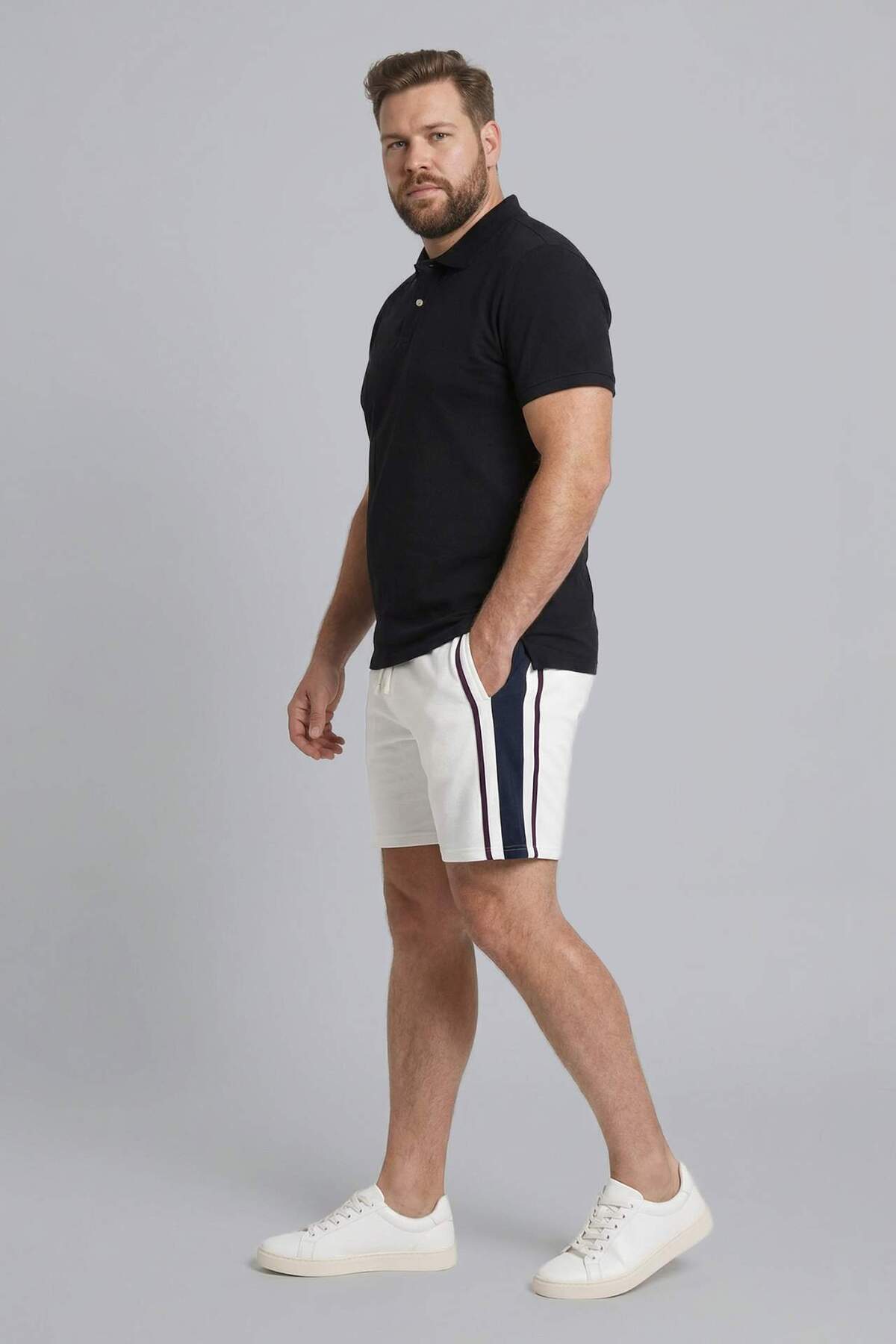 DeFacto Baggy Fit Büyük Beden Şort H1004AX26SP görsel 2