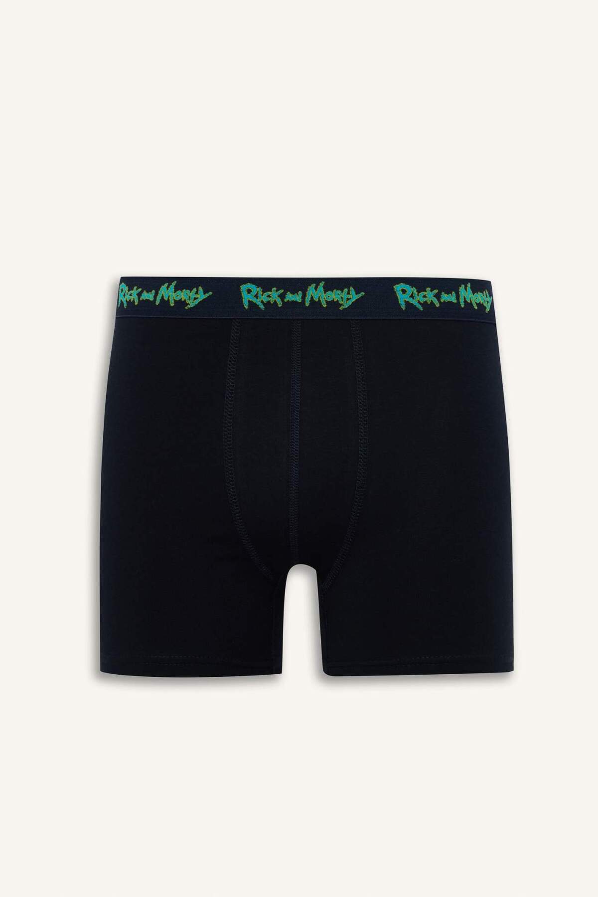 DeFacto Rıck and Morty Regular Fit 3'lü Boxer G8354AX26SP görsel 6