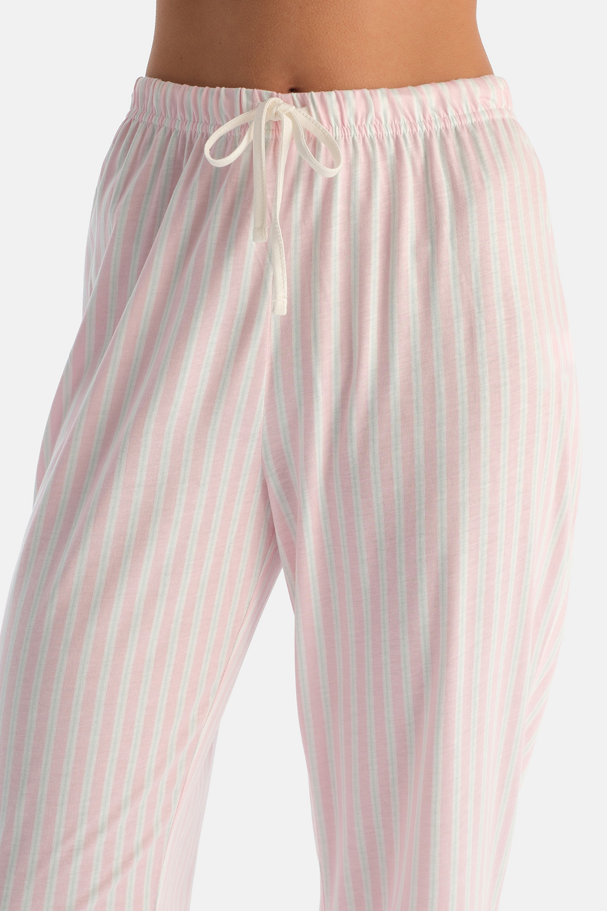 Dagi Pigiama Donna In Jersey Con Scollo A V E Bottoni | Collezione Pink Tales | Autunno Inverno | Fatto In Turchia