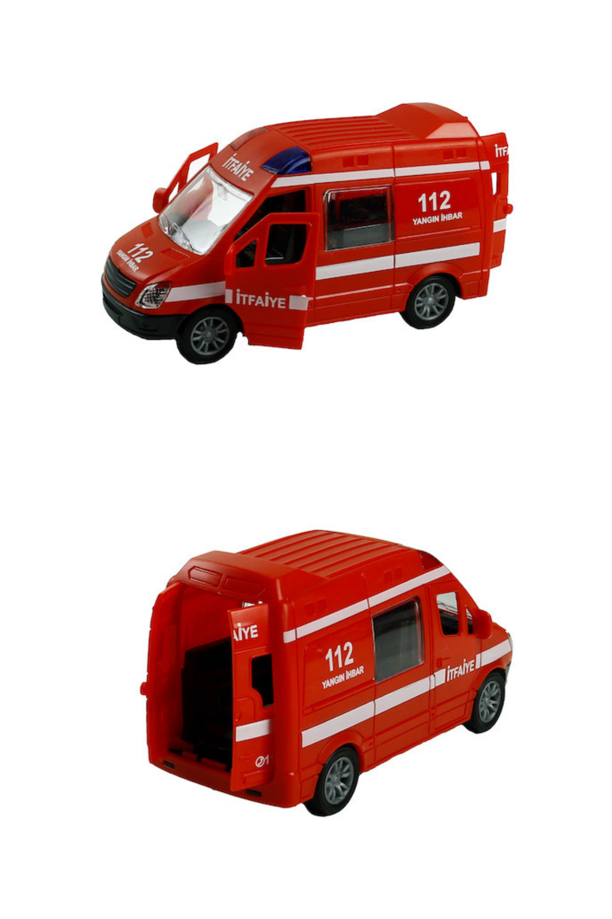 craftivio Acil Müdahale Araçları - Polis, Ambulans, İtfaiye, Jandarma Minibüs - Geri Çek, Kapıları Açılır fotoğrafı 4 (önizleme)