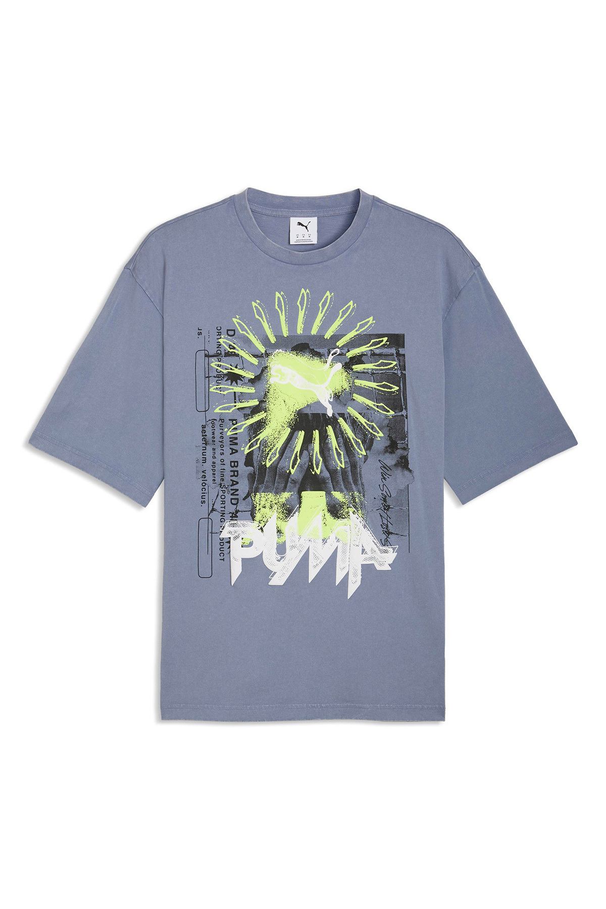 Puma Graphic Erkek Gri Günlük Stil T-Shirt 63444265 - Fiyatı