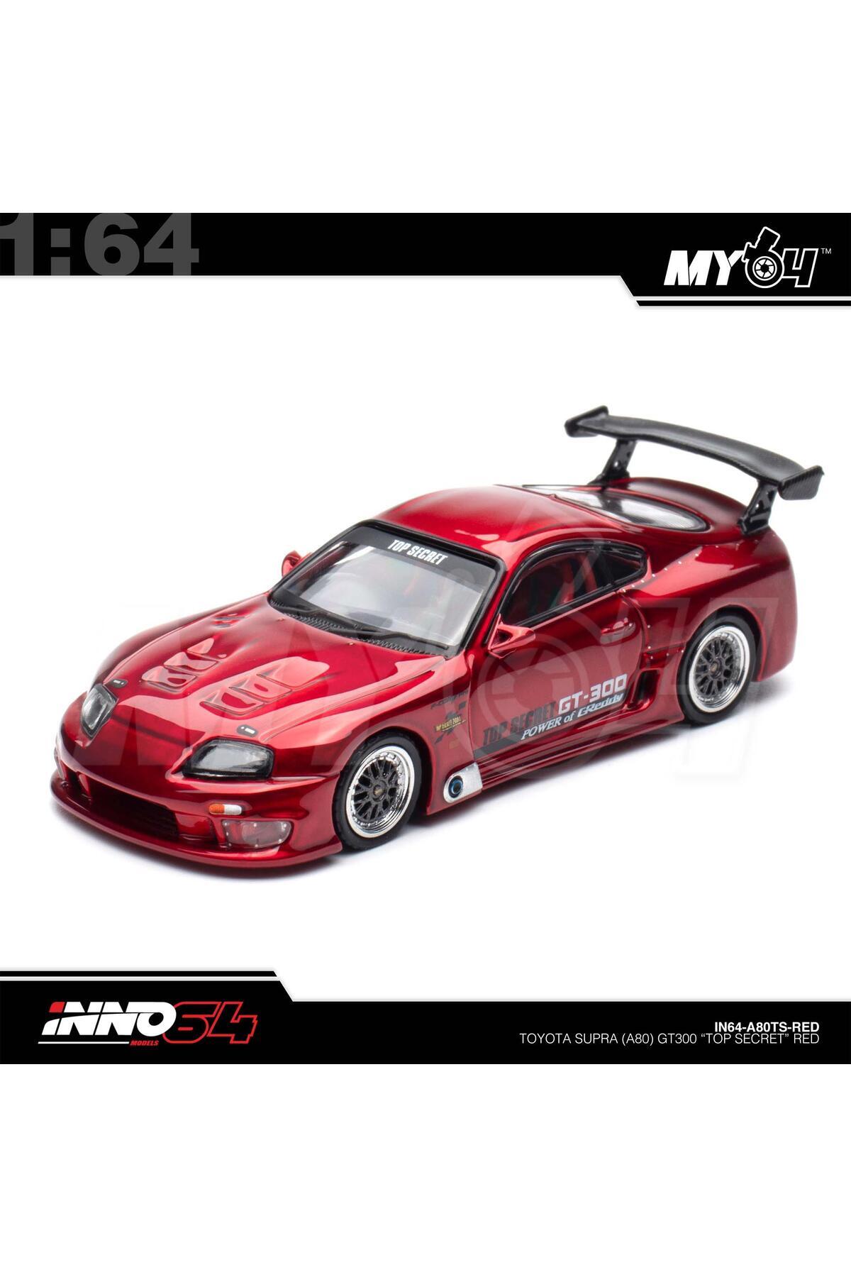 Inno Inno64 1/64 ölçek toyota supra a80 top secret gt300 model
