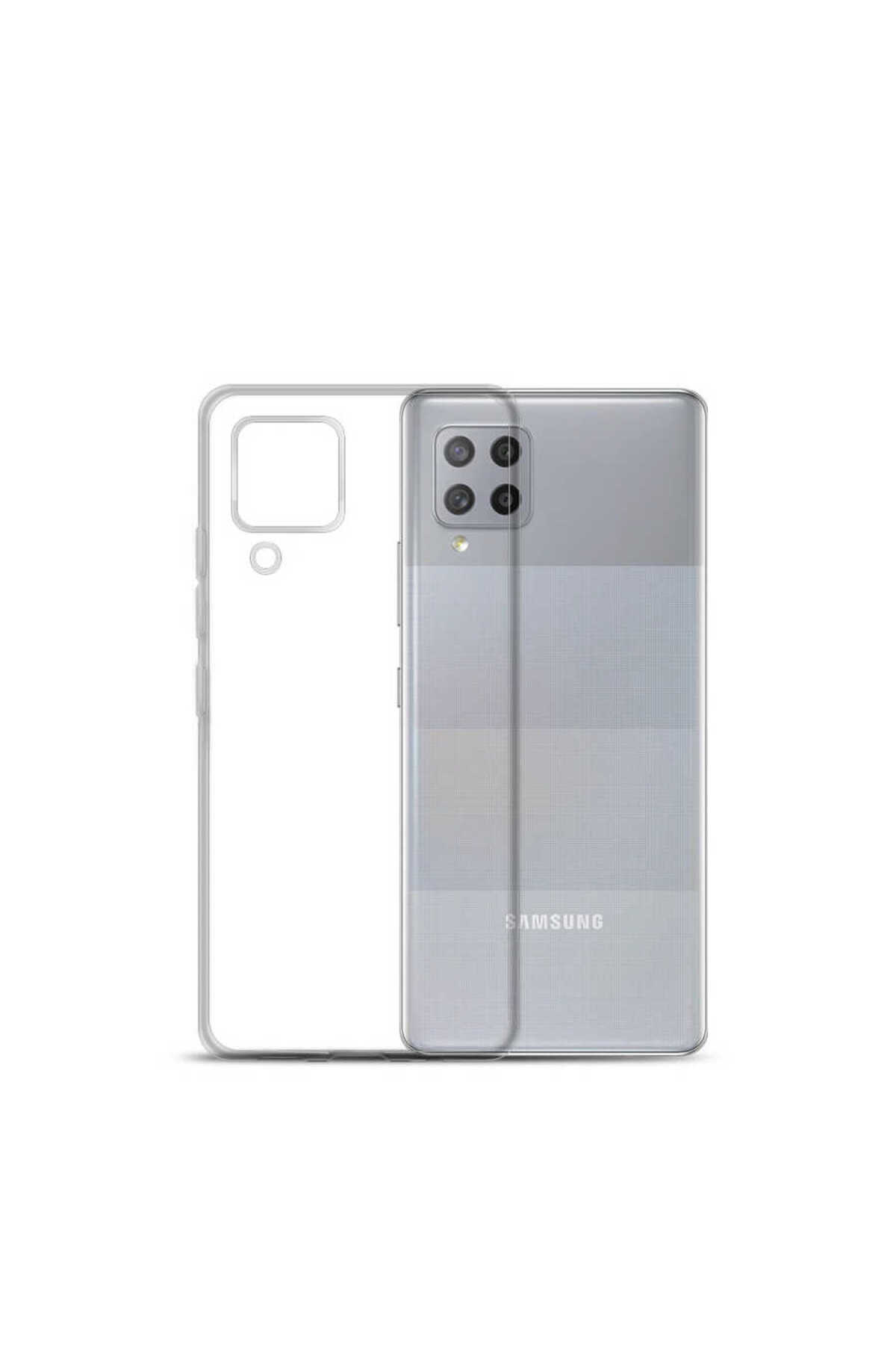 Galaxy M22 Kılıf SEKO Süper Silikon Kapak - Renksiz