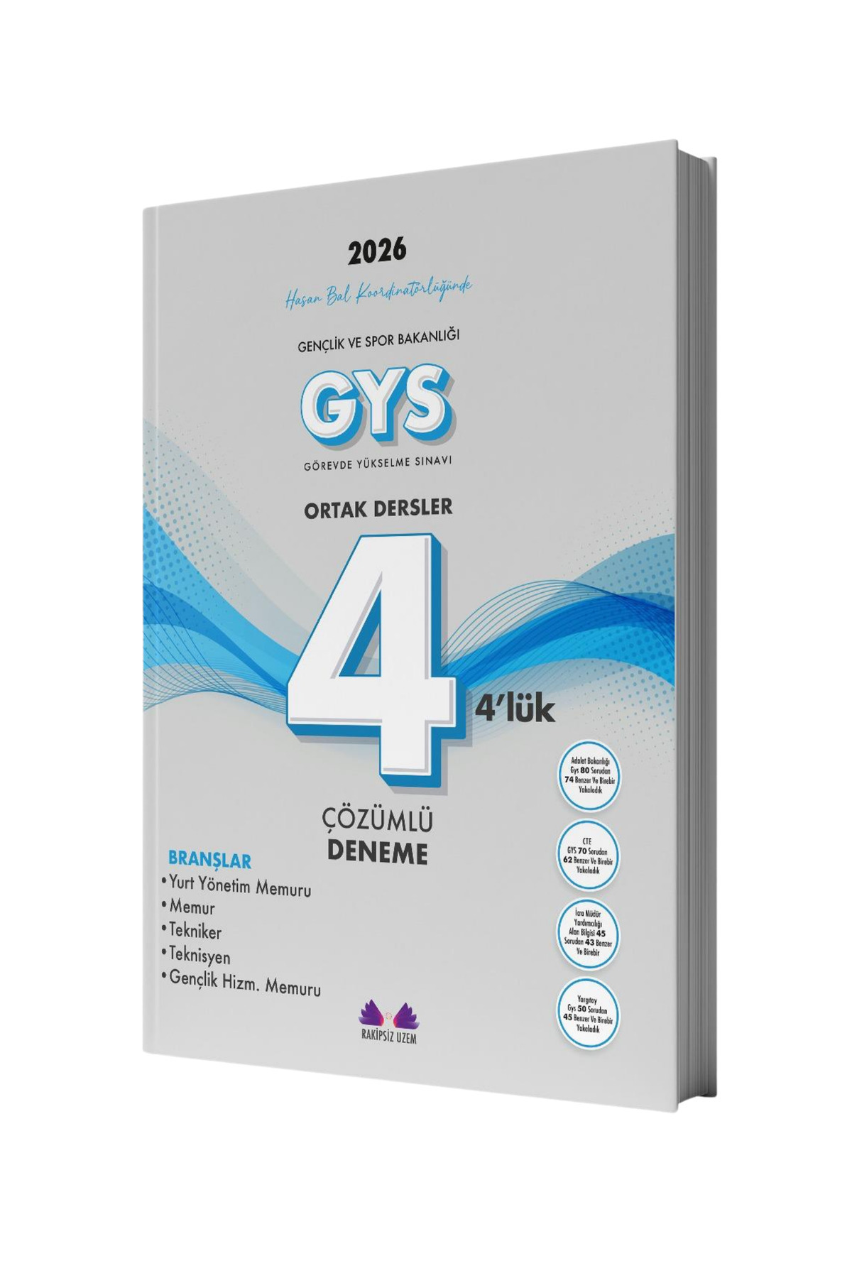 Rakipsiz UZEM GENÇLİK VE SPOR BAKANLIĞI ORTAK DERSLER 4'LÜ ÇÖZÜMLÜ