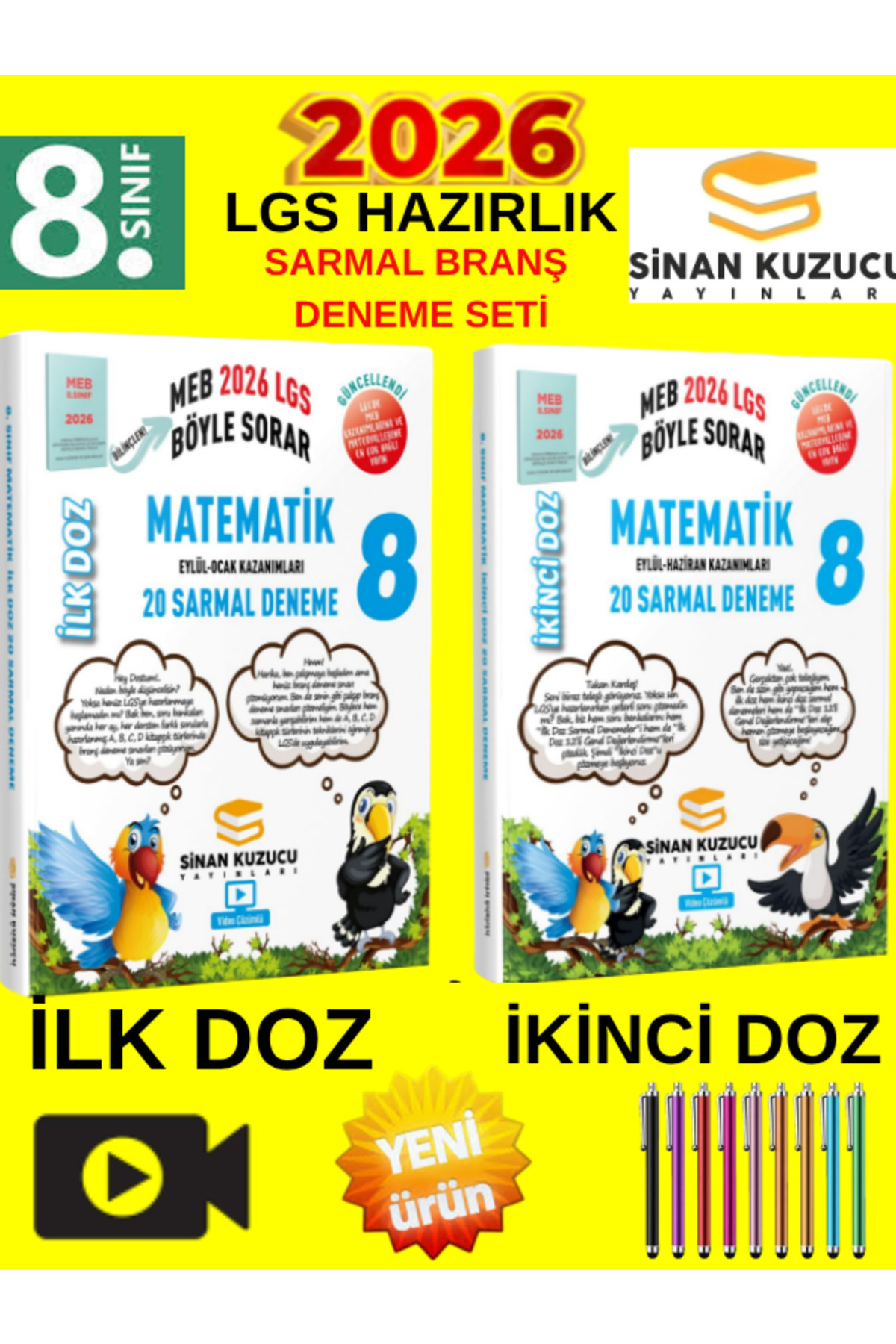 SİNAN KUZUCU YAYINLARI Sinan Kuzucu 8.Sınıf İlk Doz İkinci Doz