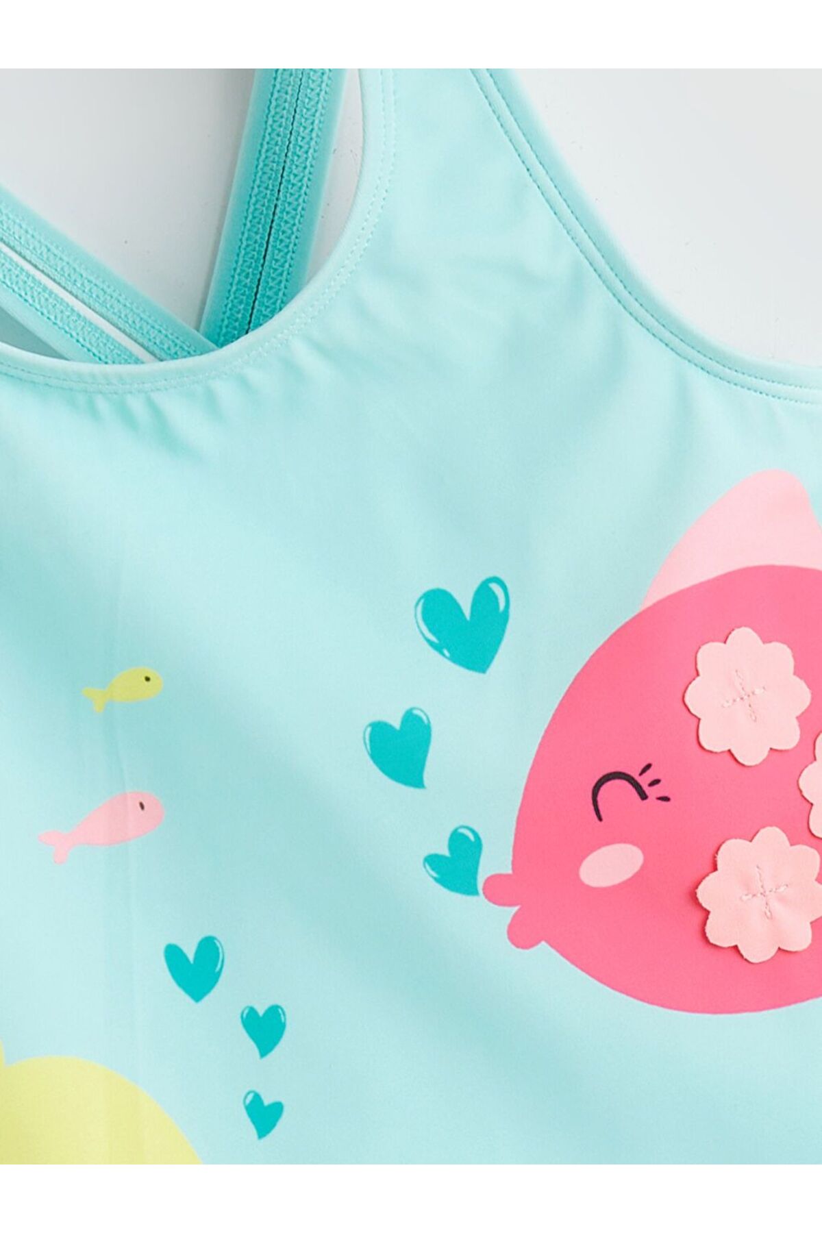 LC Waikiki Desenli Kız Çocuk Mayo fotoğrafı 2 (önizleme)