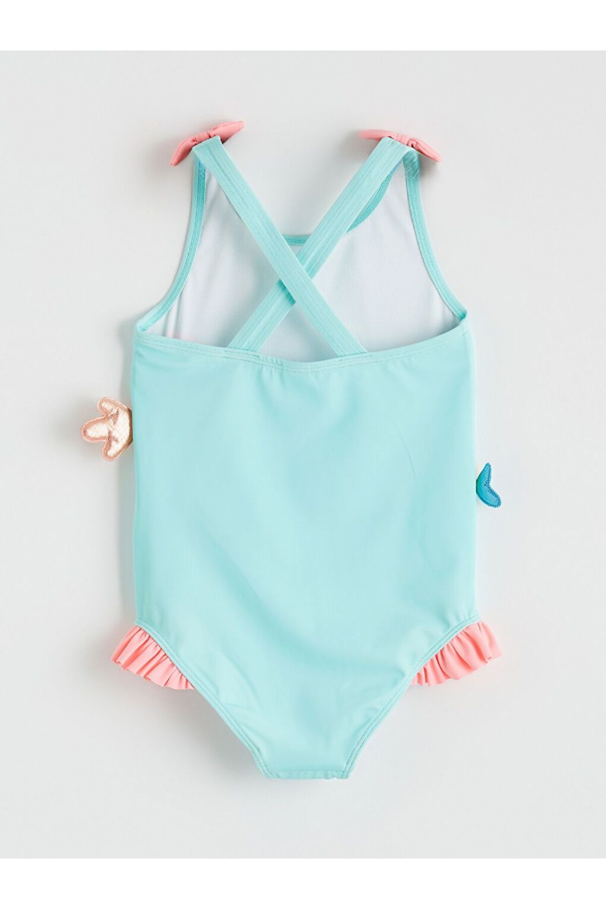 LC Waikiki Desenli Kız Çocuk Mayo fotoğrafı 3 (önizleme)