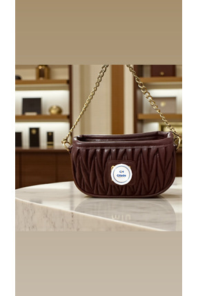 Gözde Mağazacılık Embro Zincir Detaylı El Omuz Kadın Çanta