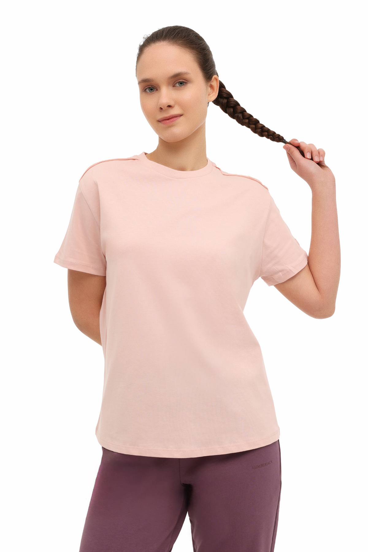 Lumberjack WB 11ADA 6FX Pembe Kadın Kısa Kol T-Shirt - Fiyatı