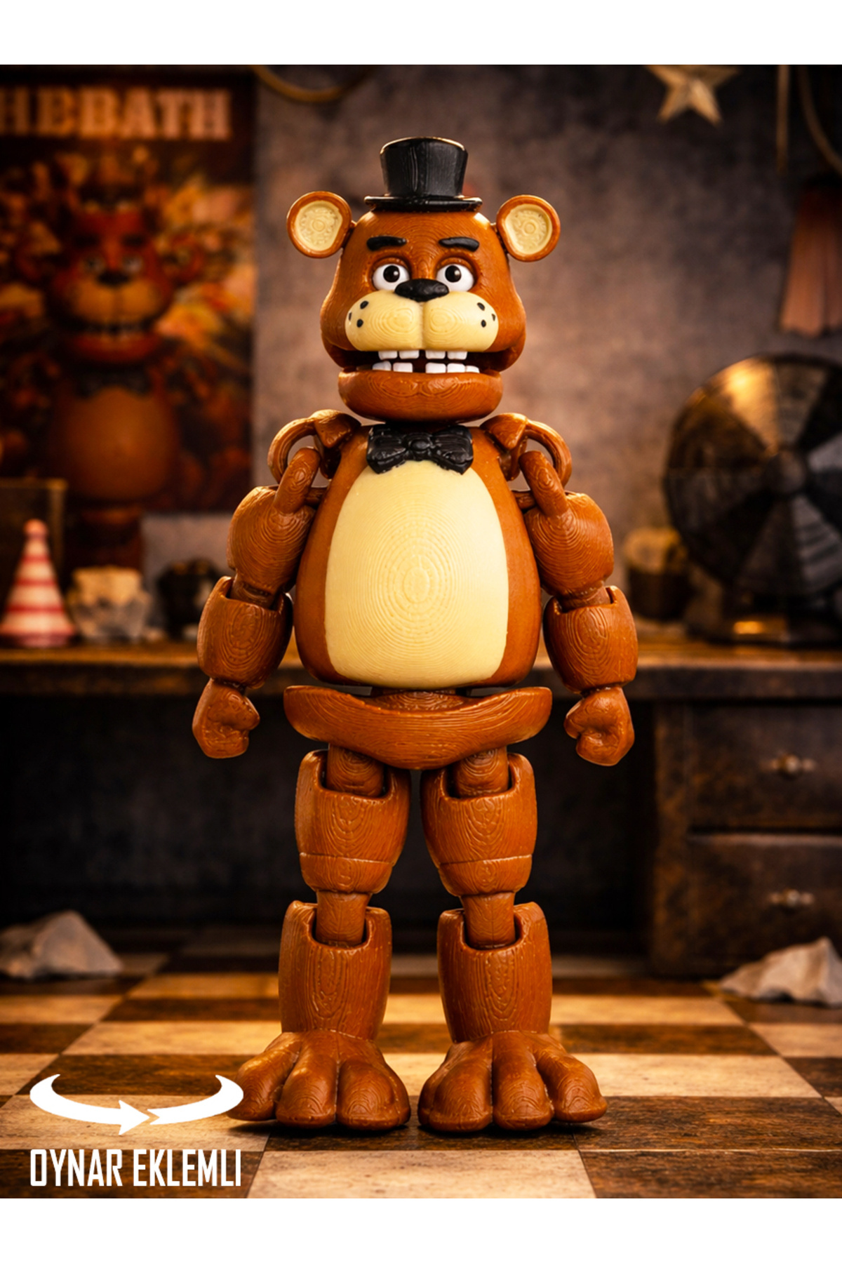 Suelo Butik FNAF Freddy FazBear Eklemleri Hareketli Five Nights at
