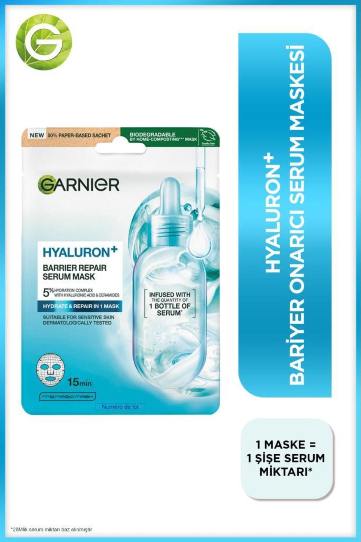 Garnier Hyaluron+ Bariyer Onarıcı Serum Maske 28GR — 3600542637558