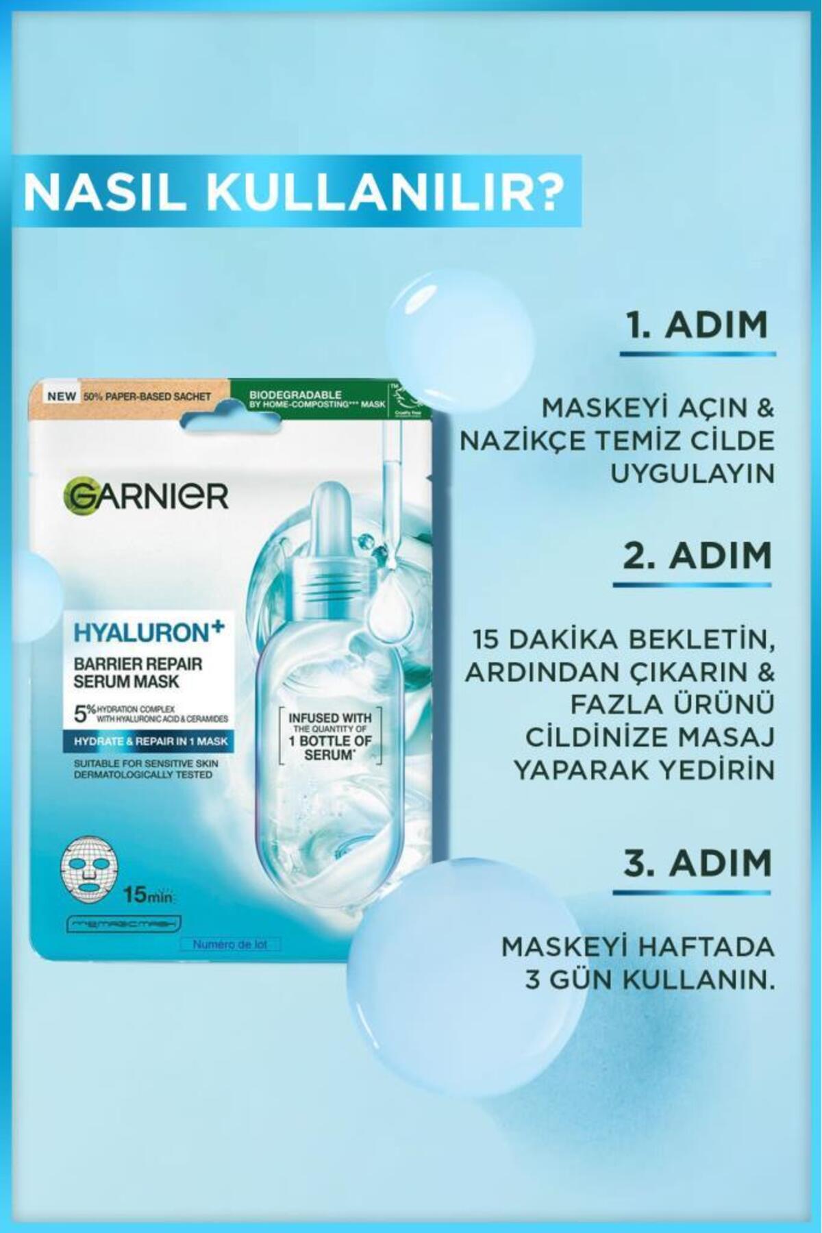 Hyaluron+ Bariyer Onarıcı Serum Maske 28GR — 3600542637558 — تصویر 5 از 7