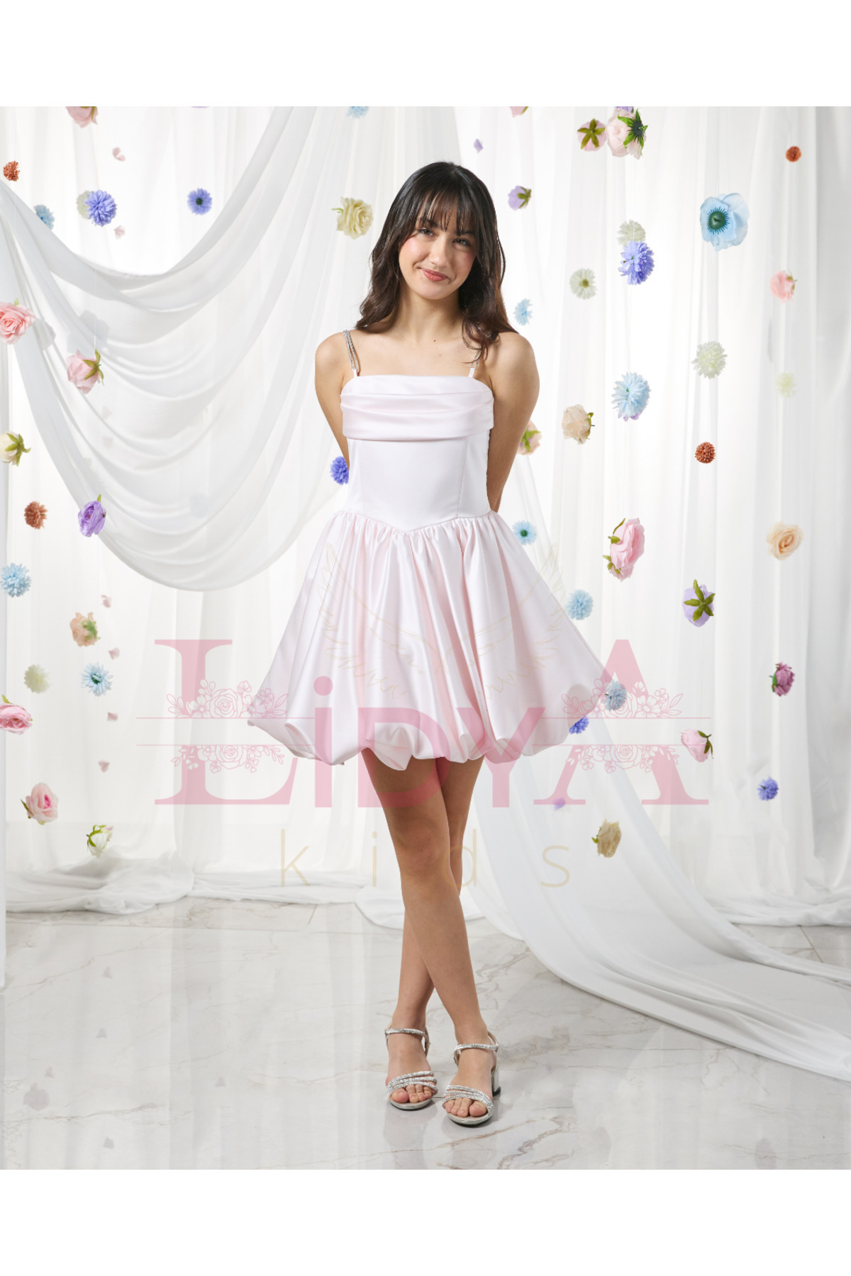 Lidya Kids KIZ ÇOCUK MEZUNİYET ELBİSESİ